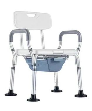 Aluminum Alloy Shower Commode Toilet Chair, view 1