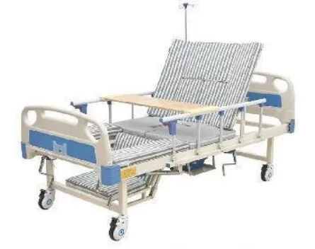 Manual Sectional Leg-Bending Hospital Bed (Middle Section), view 1