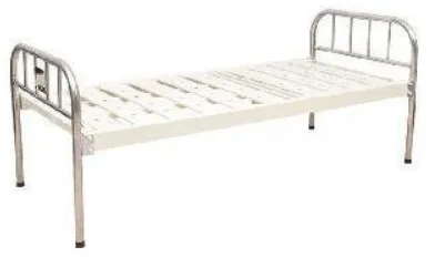 Stainless Steel Flat Hospital Bed, view 1