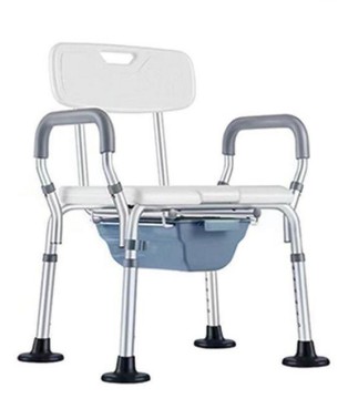 Aluminum Alloy Shower Commode Toilet Chair