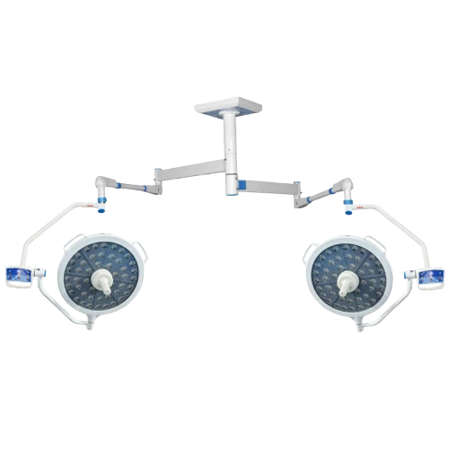 Ceiling Twin-Dome Shadowless LED Surgical Light (160k + 120k Lux)