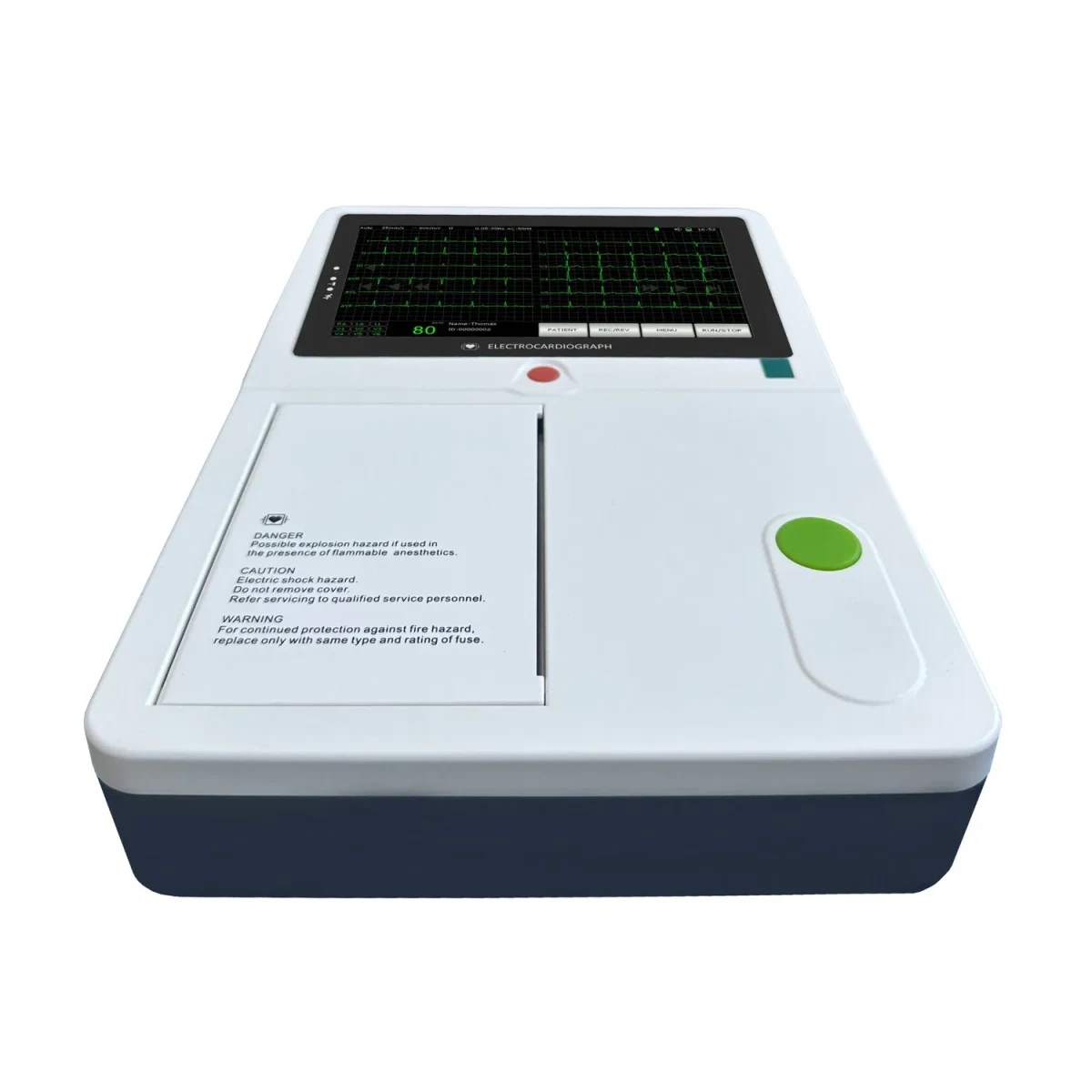 6-Channel Clinical ECG Monitor with Synchronous Acquisition