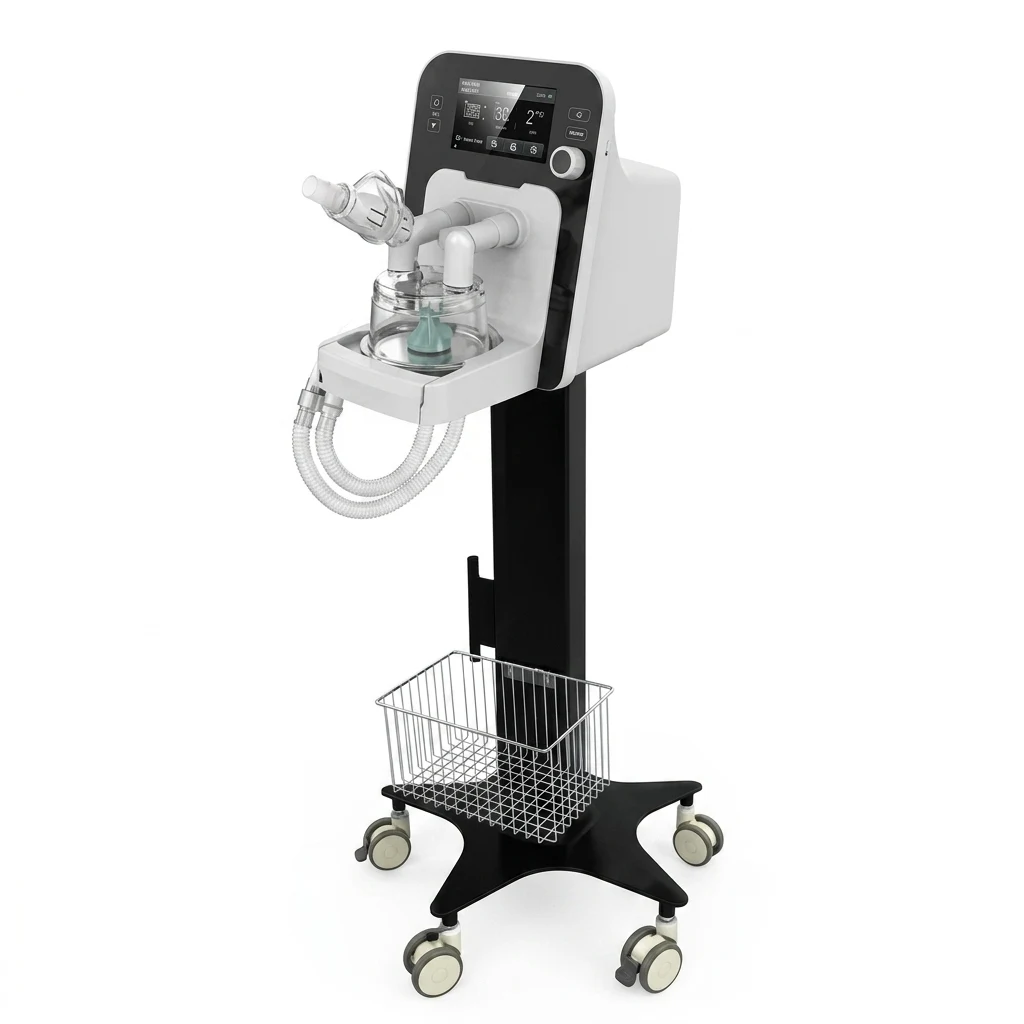 Adult & Pediatric ICU Ventilator Machine Respiratory Rate: 5-150 Breadths Tidal Volume: 3000ml, view 1