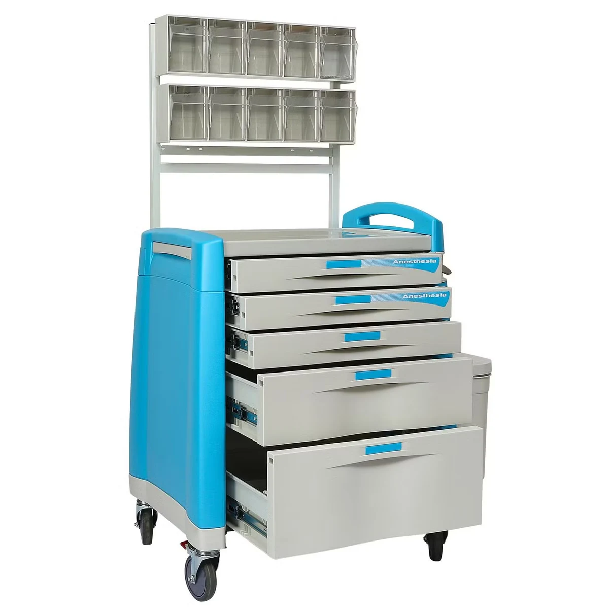 Hospital ABS Resuscitation Trolley for ICU Room, view 1