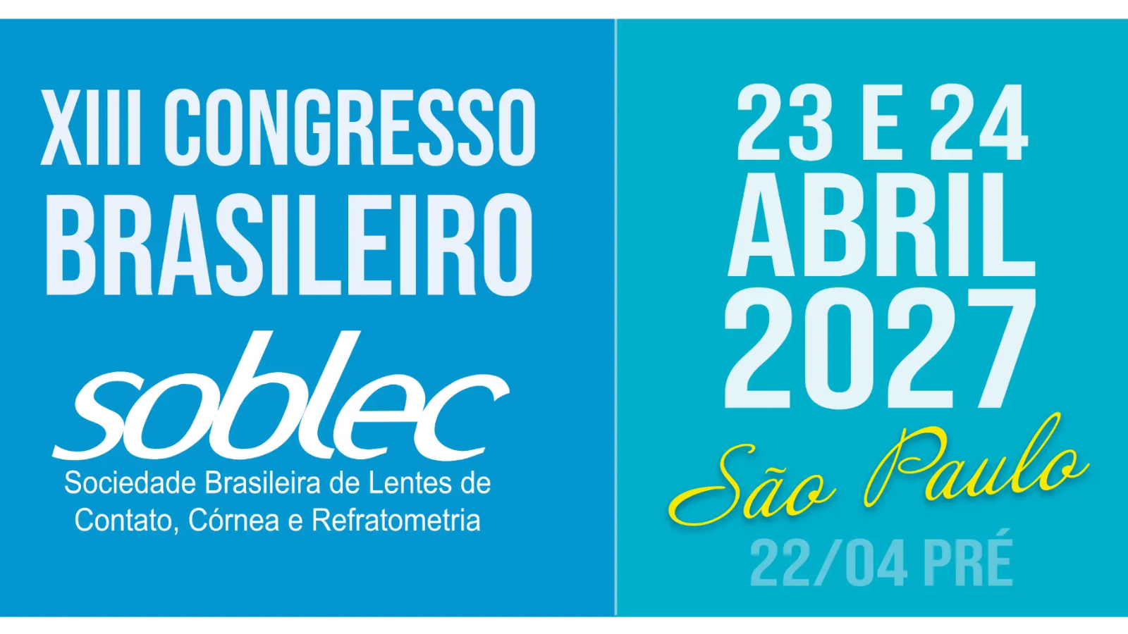 XIII Congresso Brasileiro da SOBLEC