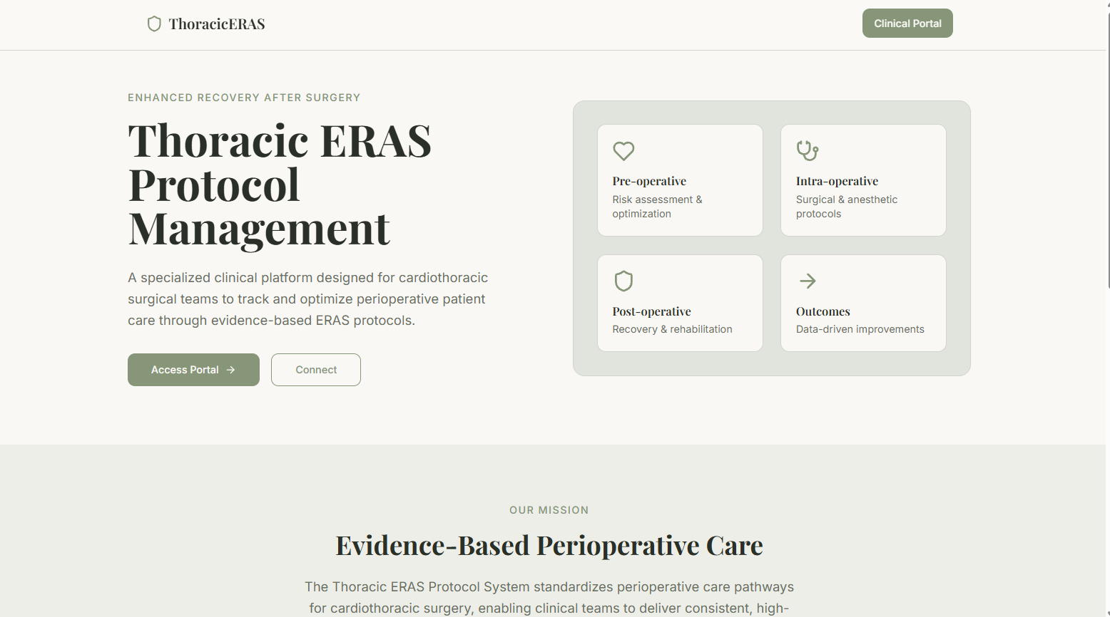 Thoracic ERAS Protocol Management