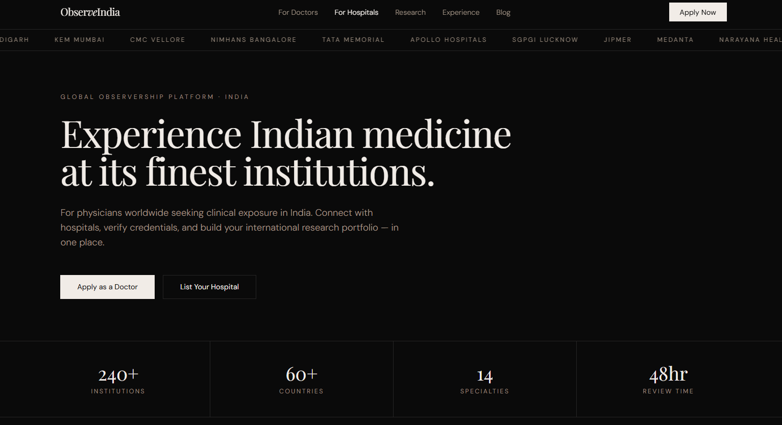 Observeship India