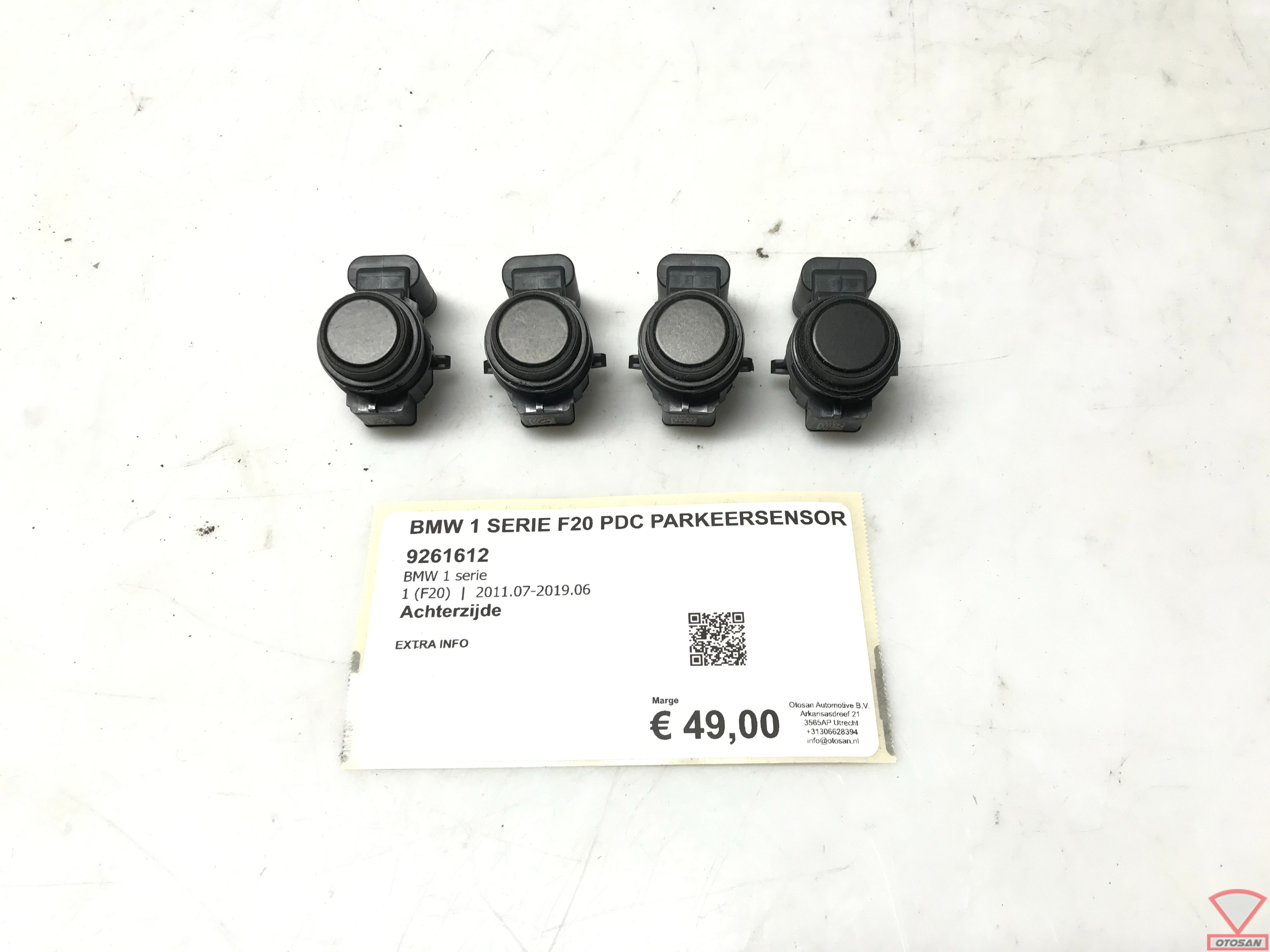 BMW 1 Series F20 PDC Parking Sensor PDC Rear 9261612