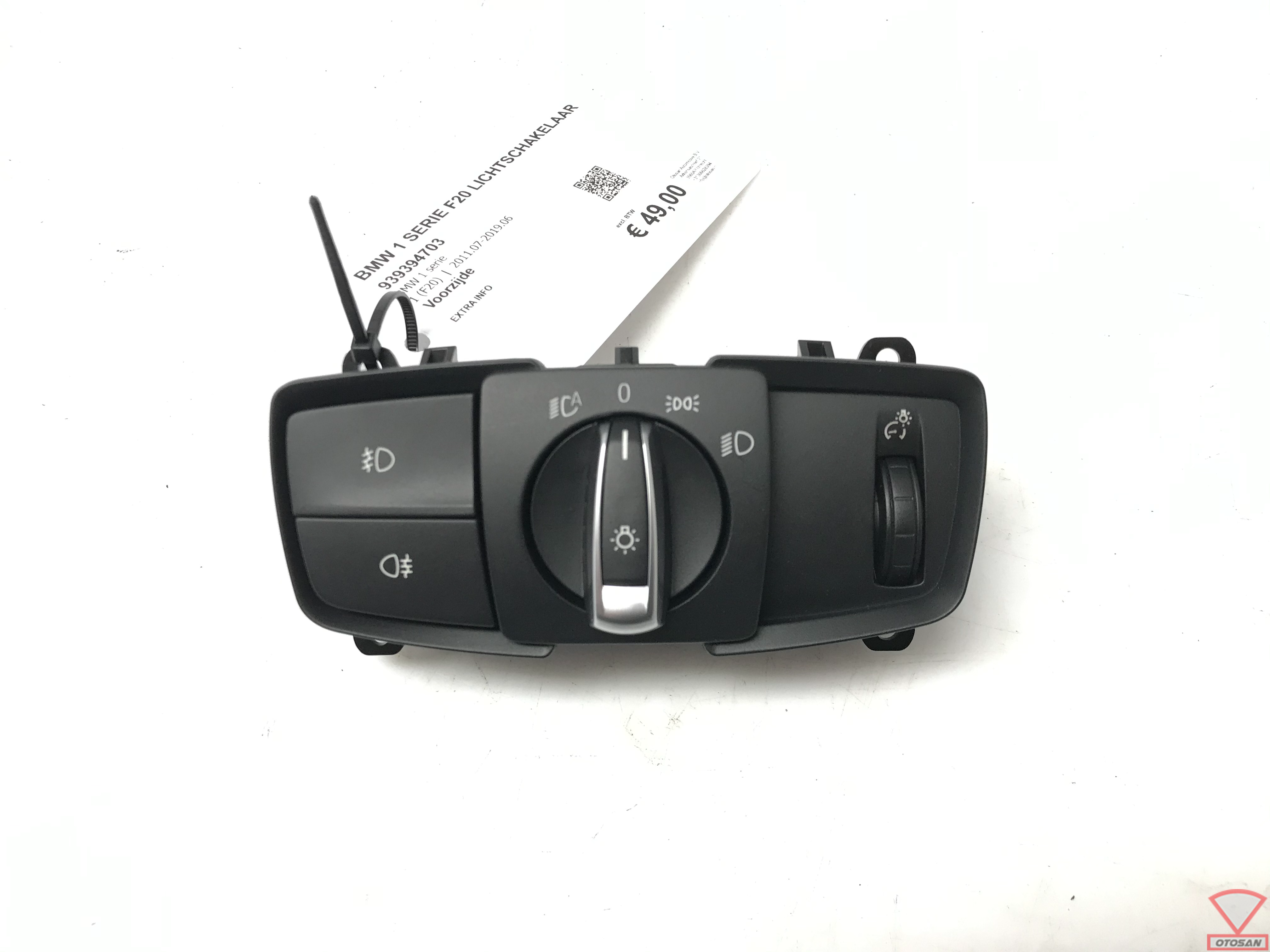 BMW 1 Serie F20 Lichtschakelaar AUT. 939394703