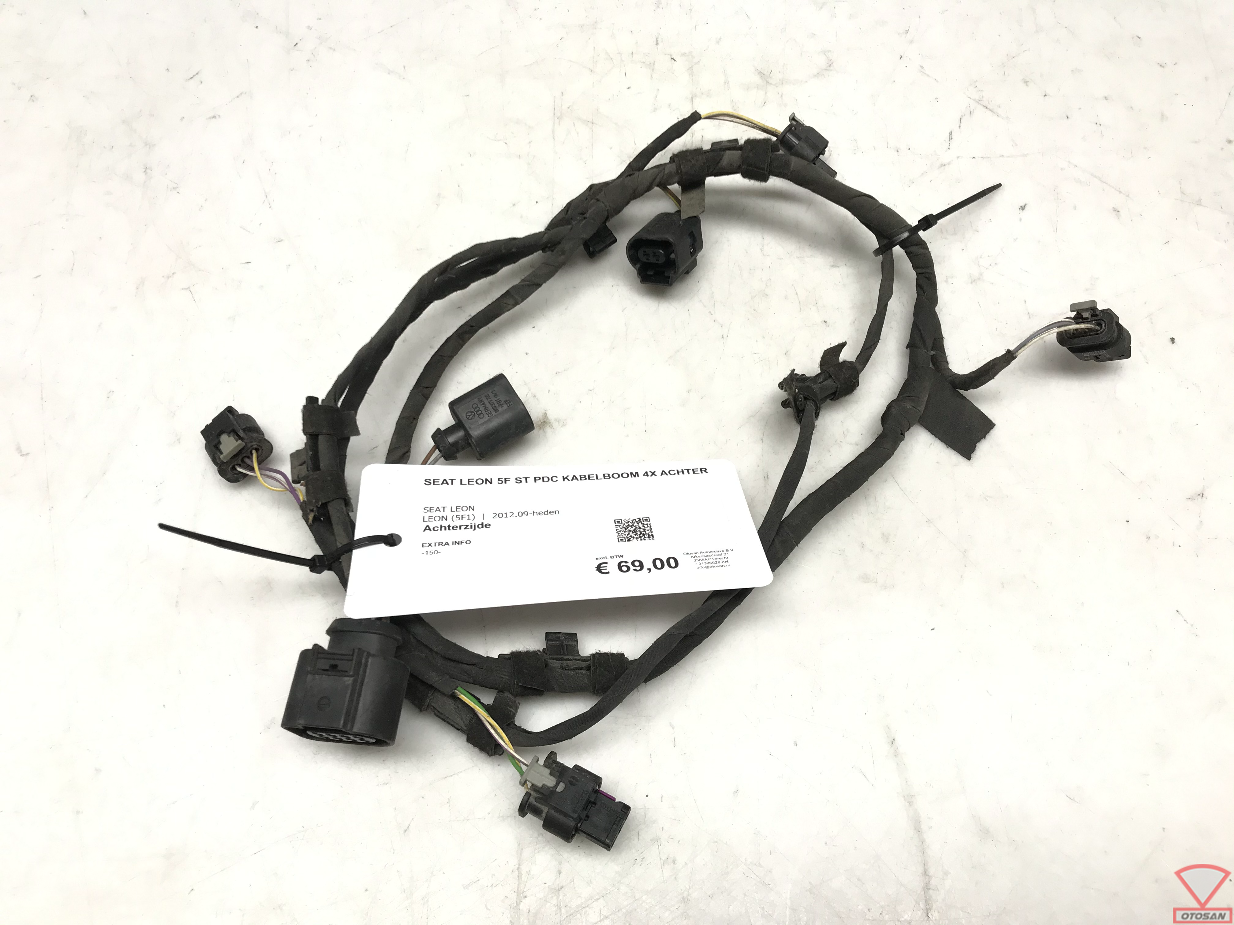 Seat Leon 5F ST PDC Wiring Harness 4xPDC Rear