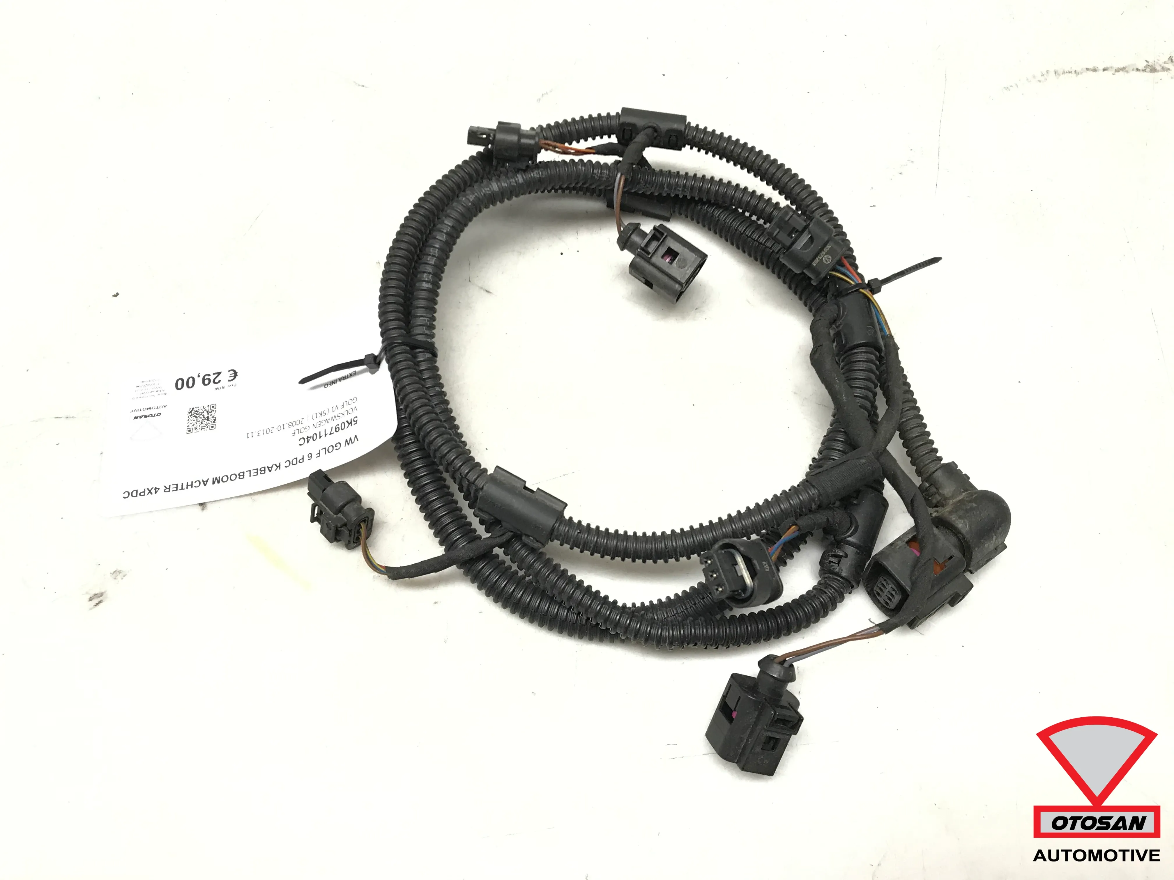 VW Golf 6 Parksensor Kabelbaum hinten 4xPDC 5K0971104C