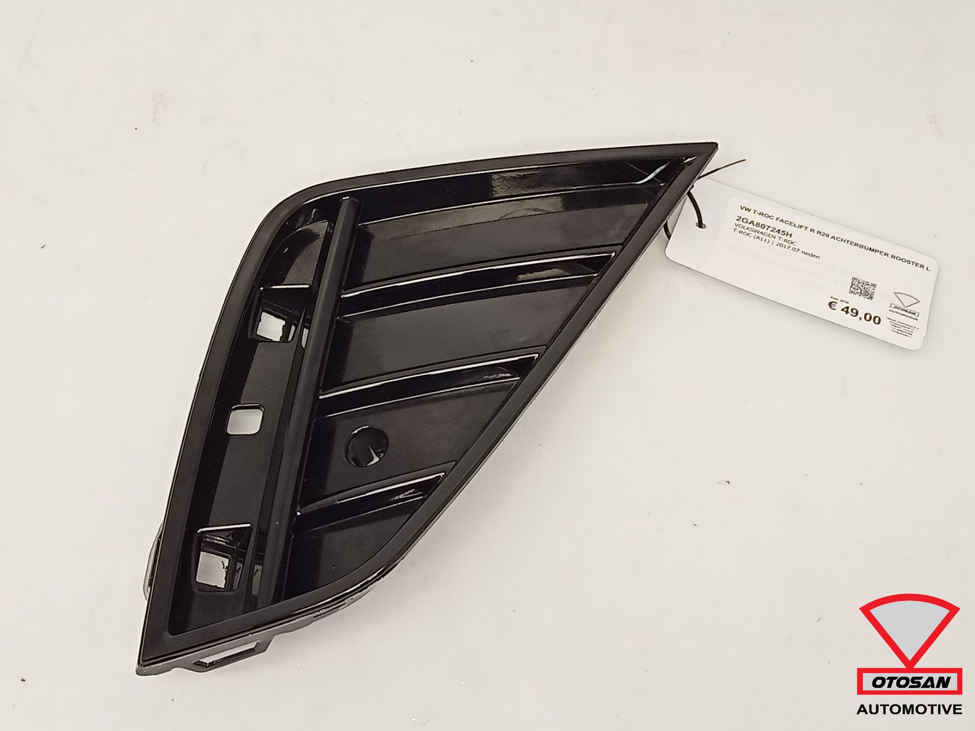 VW T-Roc Facelift R R20 Rear Bumper Grille Left 2GA807245H