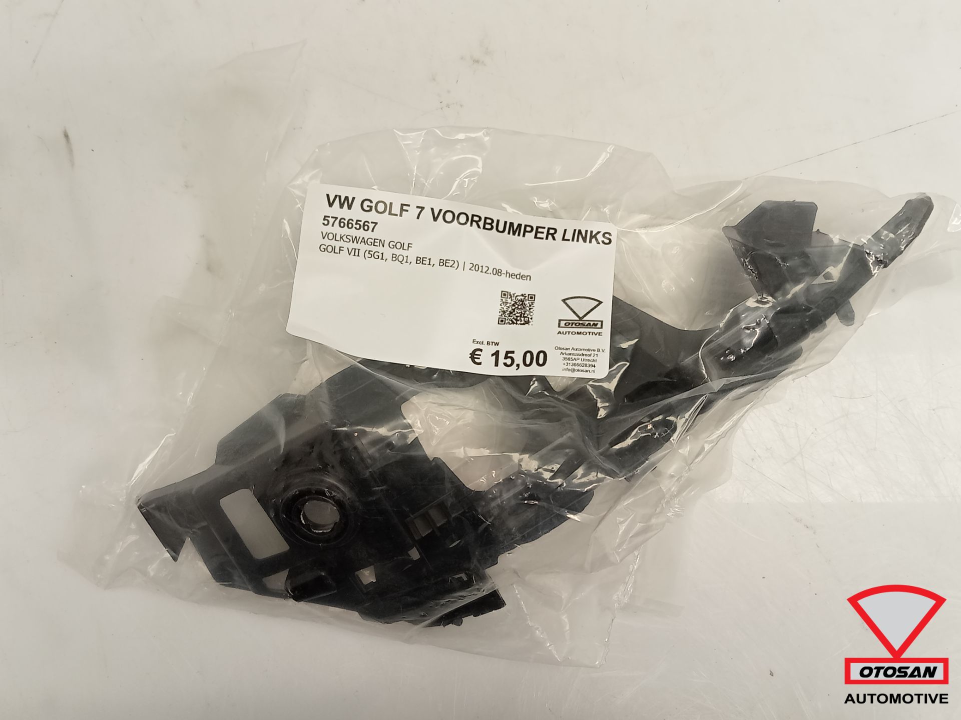 VW Golf 7 Front Bumper Bumper Guide Holder Left New