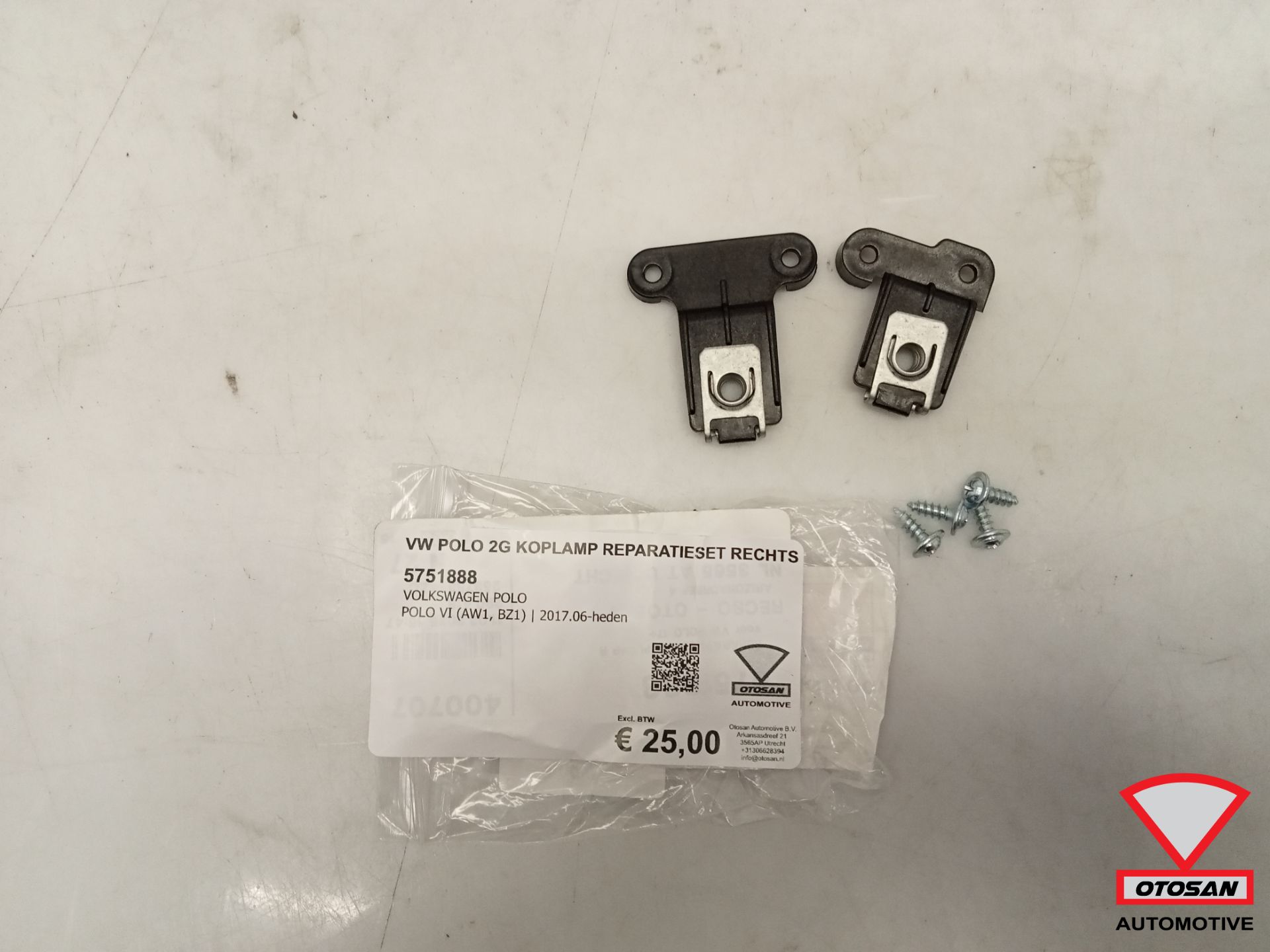 VW Polo 2G Headlight Repair Kit Right New!