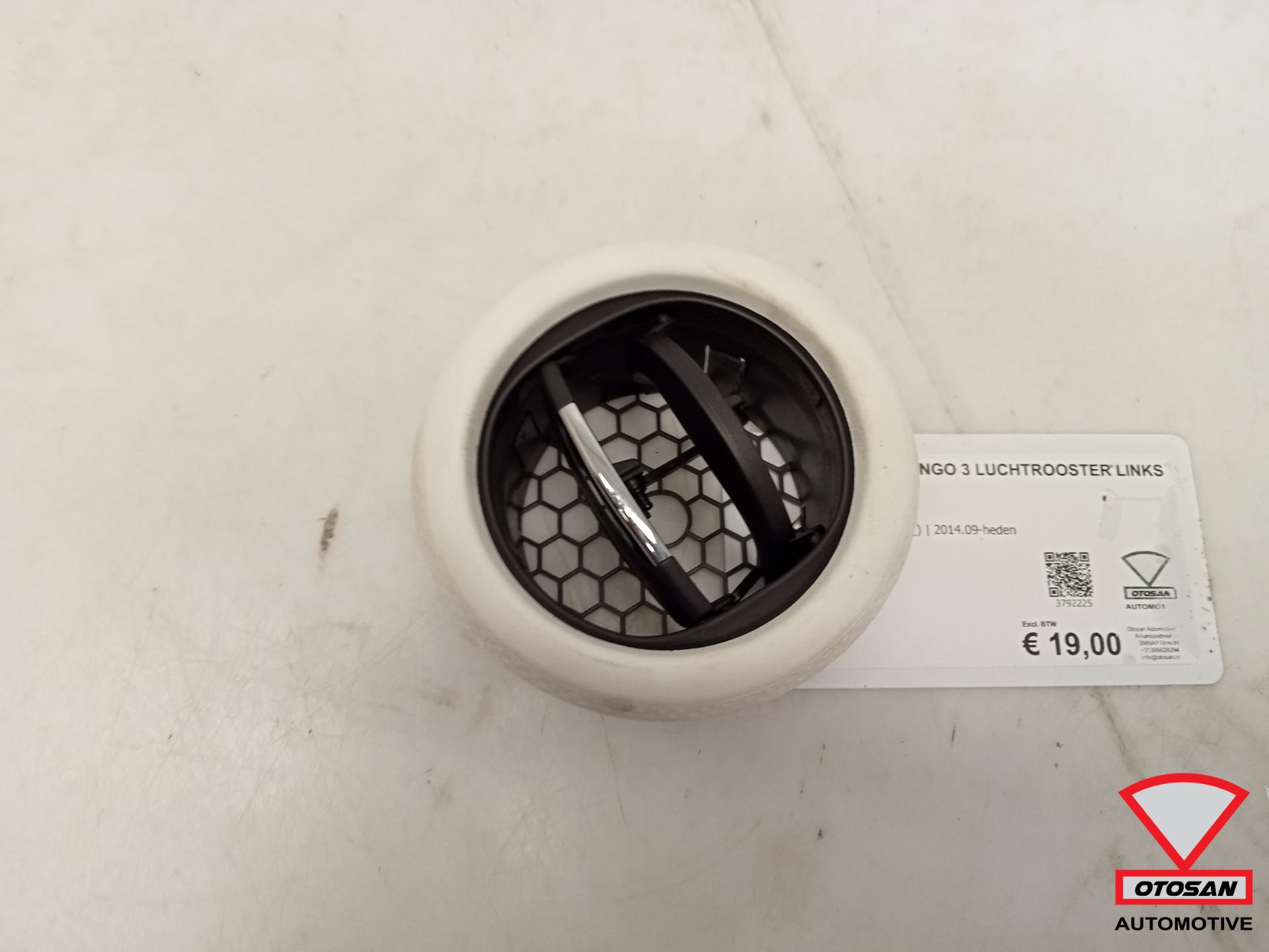 Renault Twingo 3 2014+ Luchtrooster Links Dashboard 687603916R
