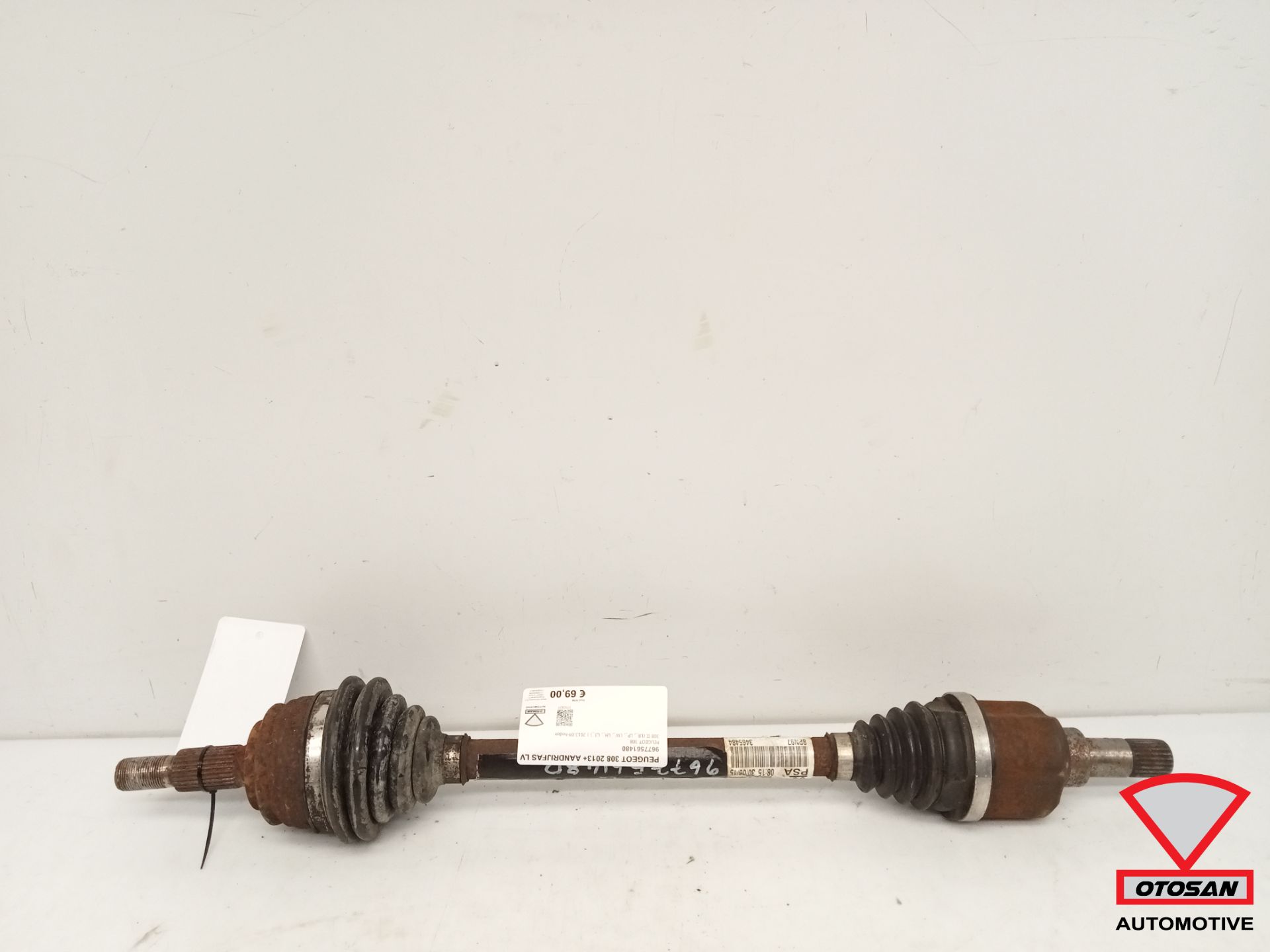 Arbre de transmission avant gauche Peugeot 308 2013+ 9677561480