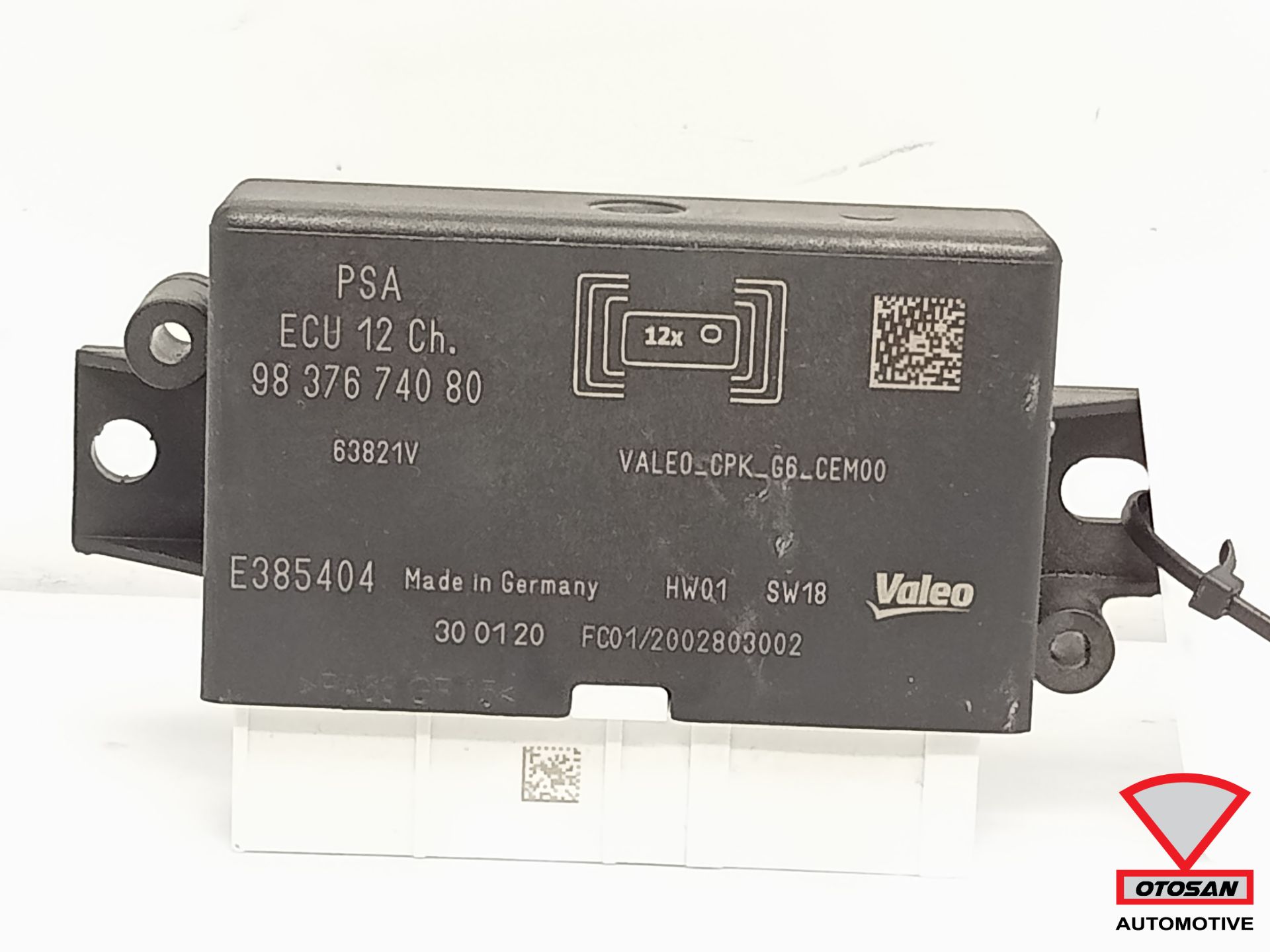 Opel Corsa F Citroen Peugeot PDC-Modul 9837674080