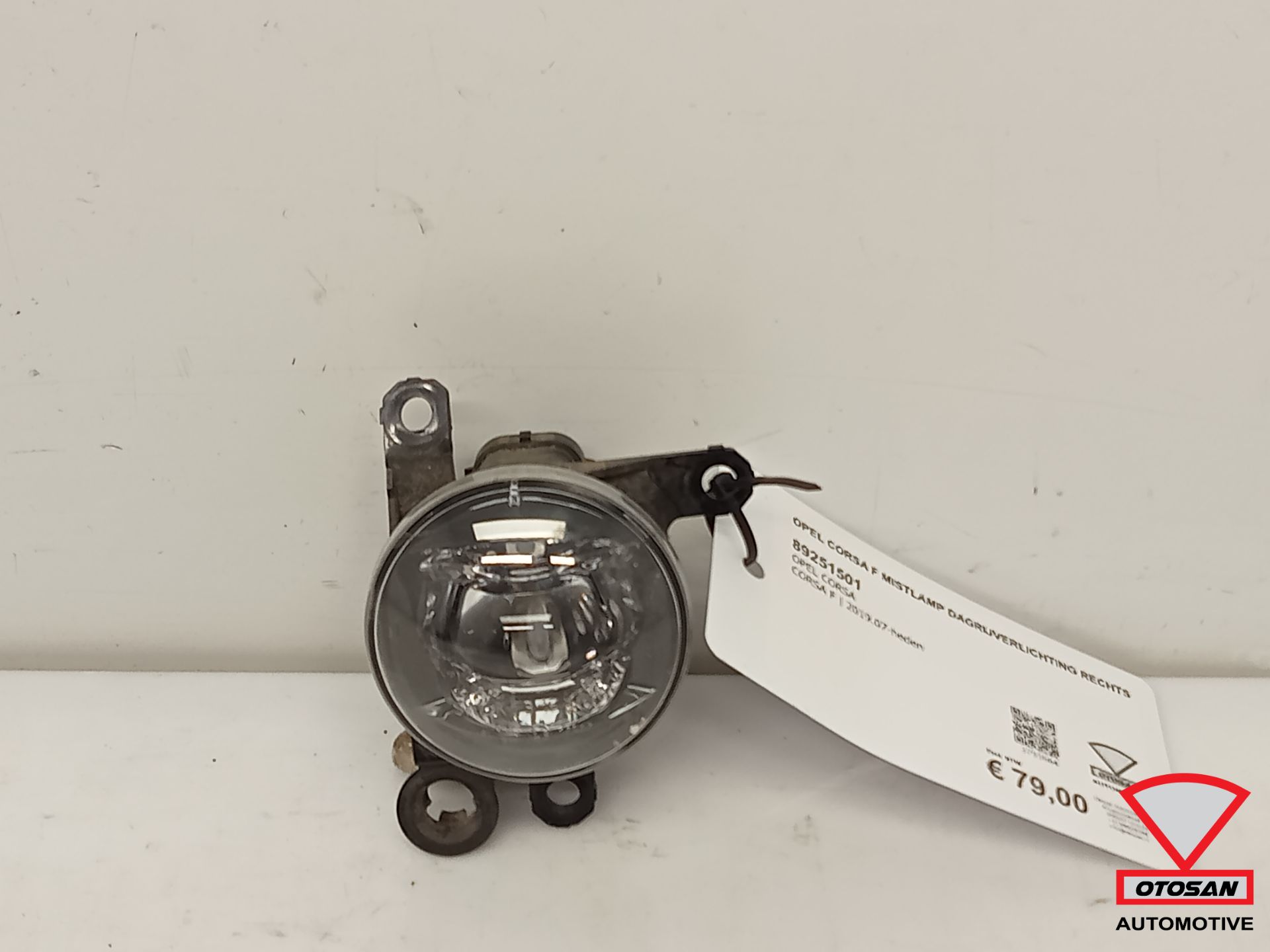 Opel Corsa F Mistlamp Dagrijverlichting Rechts 89251501
