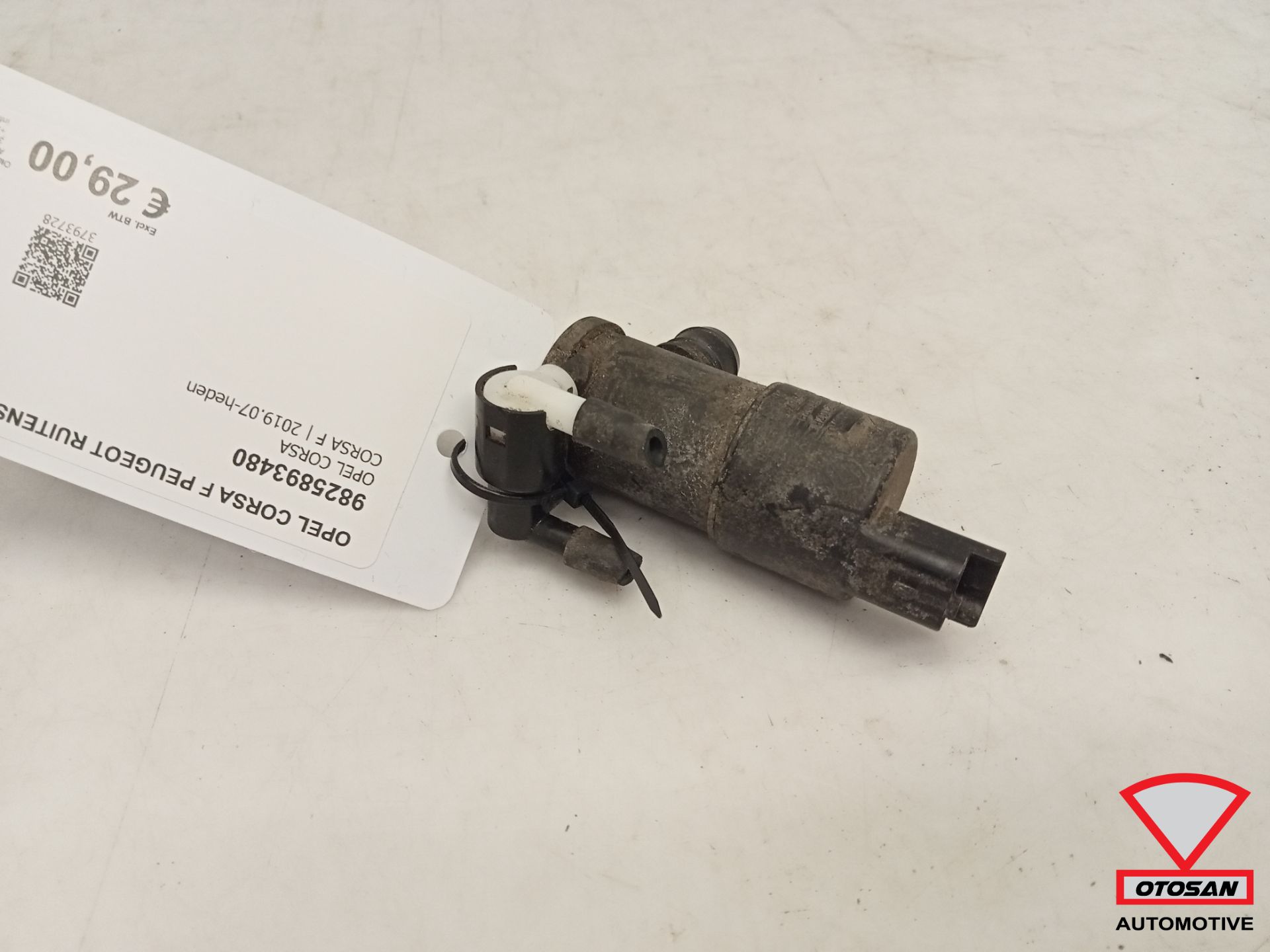Opel Corsa F Peugeot Ruitensproeierpomp 9825893480