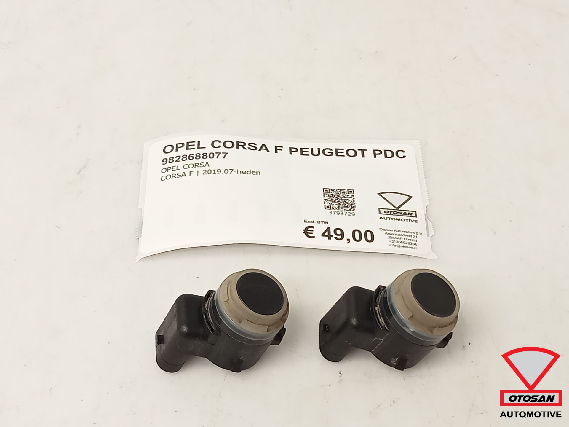 Opel Corsa F Peugeot PDC Parksensor 9828688077
