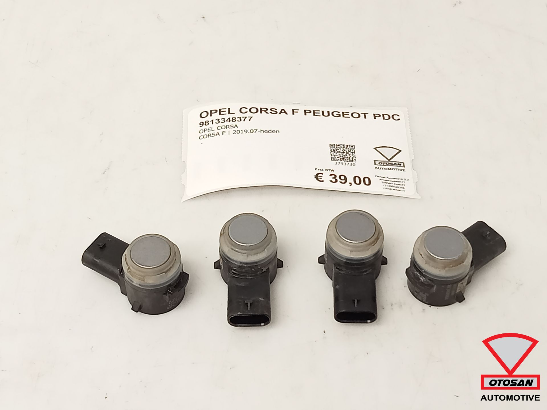 Opel Corsa F Peugeot PDC Parksensor 9813348377