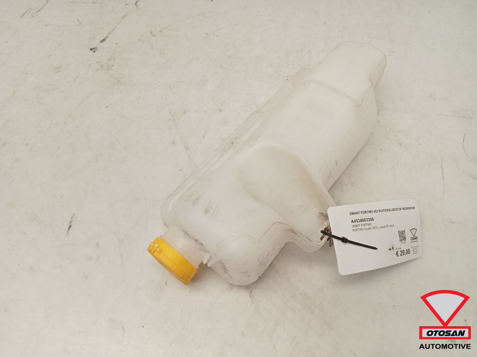 Smart Fortwo 453 2014+ Windshield Fluid Reservoir A4538603300