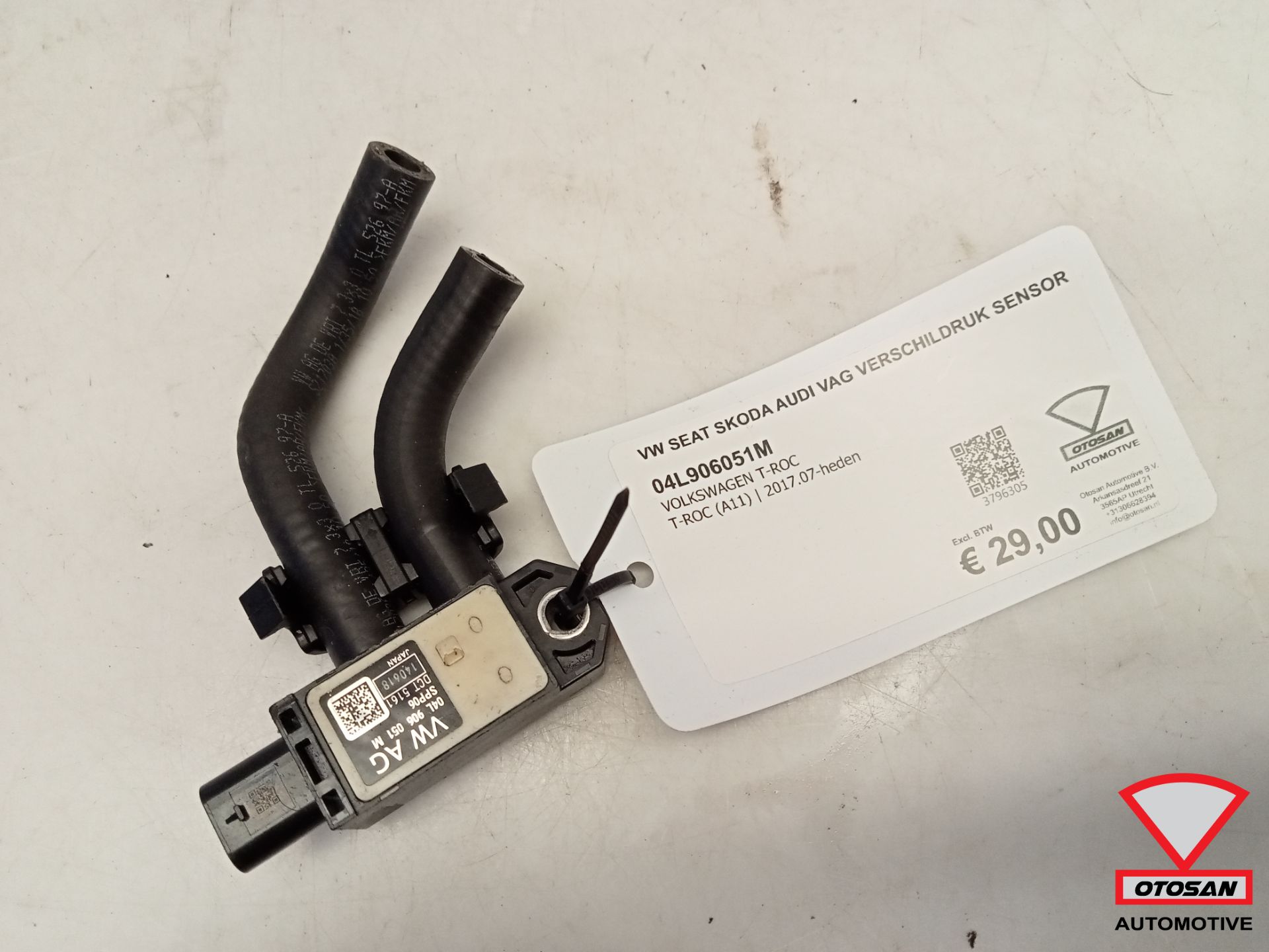VW Seat Skoda Audi VAG Verschildruk Sensor 04L906051M