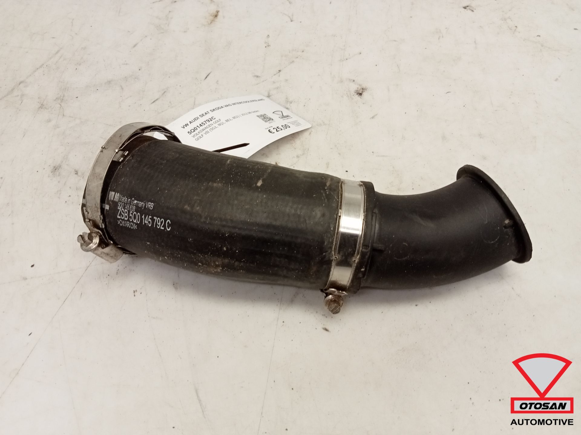 VW Audi Seat Skoda VAG Intercoolerslang 5Q0145792C