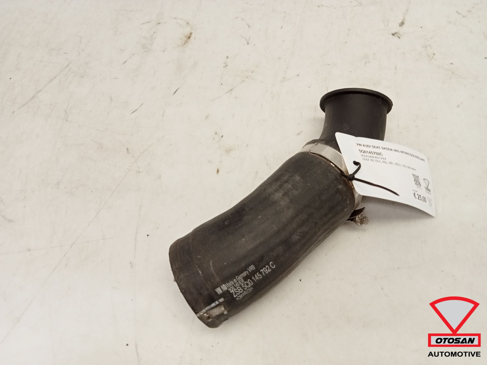 VW Audi Seat Skoda VAG Intercoolerslang 5Q0145792C