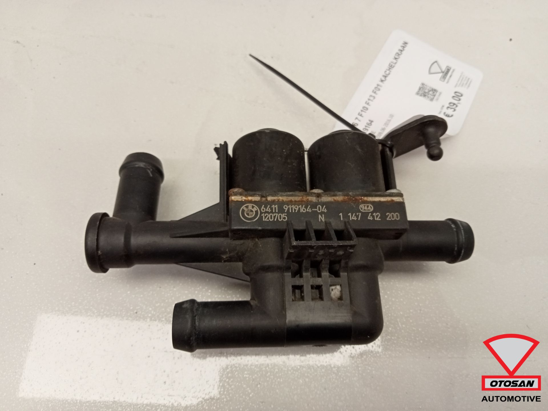 BMW 5 6 7 F10 F13 F01 Kachelkraan Koelvloeistof 64119119164