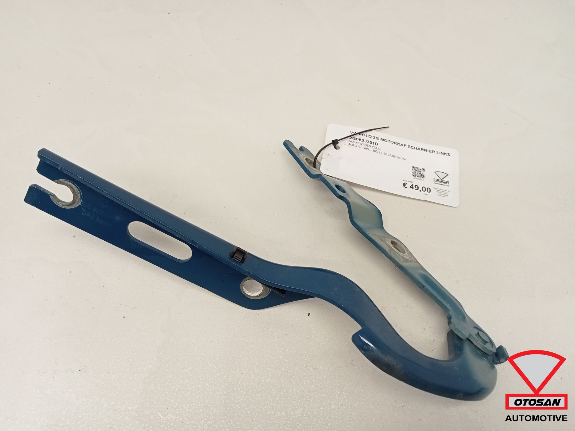 Charnière de capot gauche pour VW Polo 2G 2017+ 2G0823301D