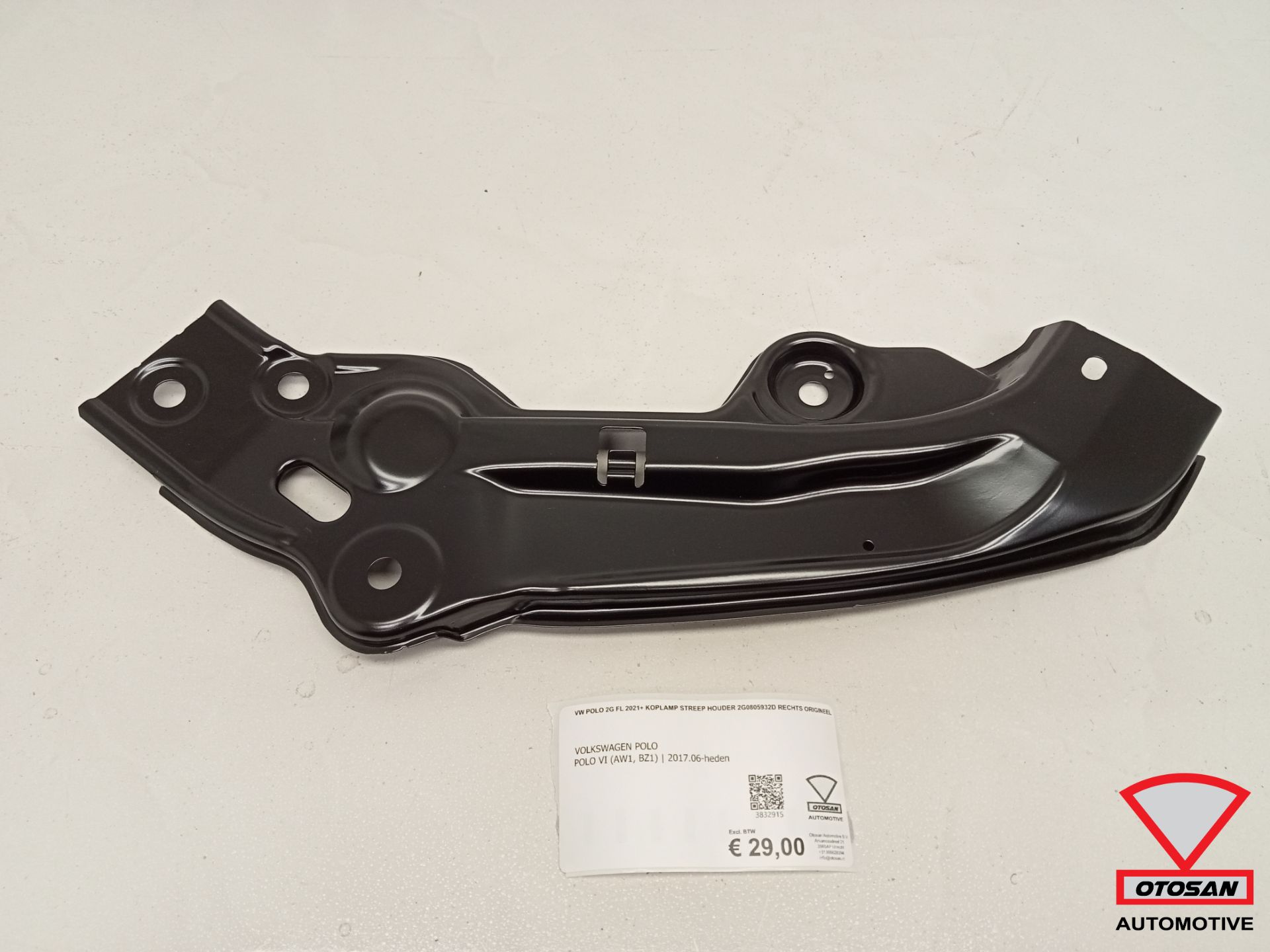 Support de bande de phare droit d'origine pour VW Polo 2G FL 2021+ (référence 2G0805932D).