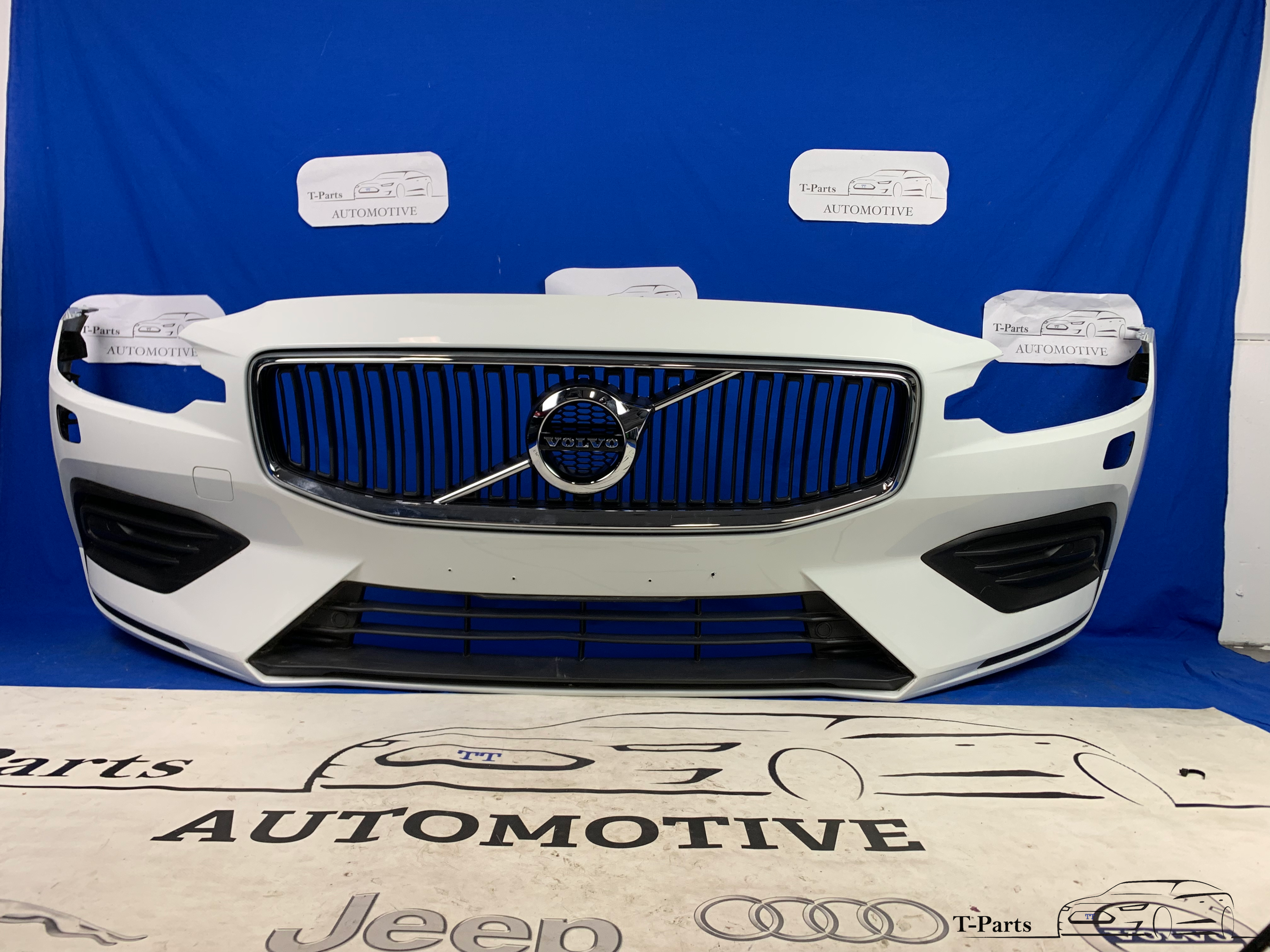 Volvo S60 V60 Frontstoßstangengitter WEISS Stoßstangengitter 2018+