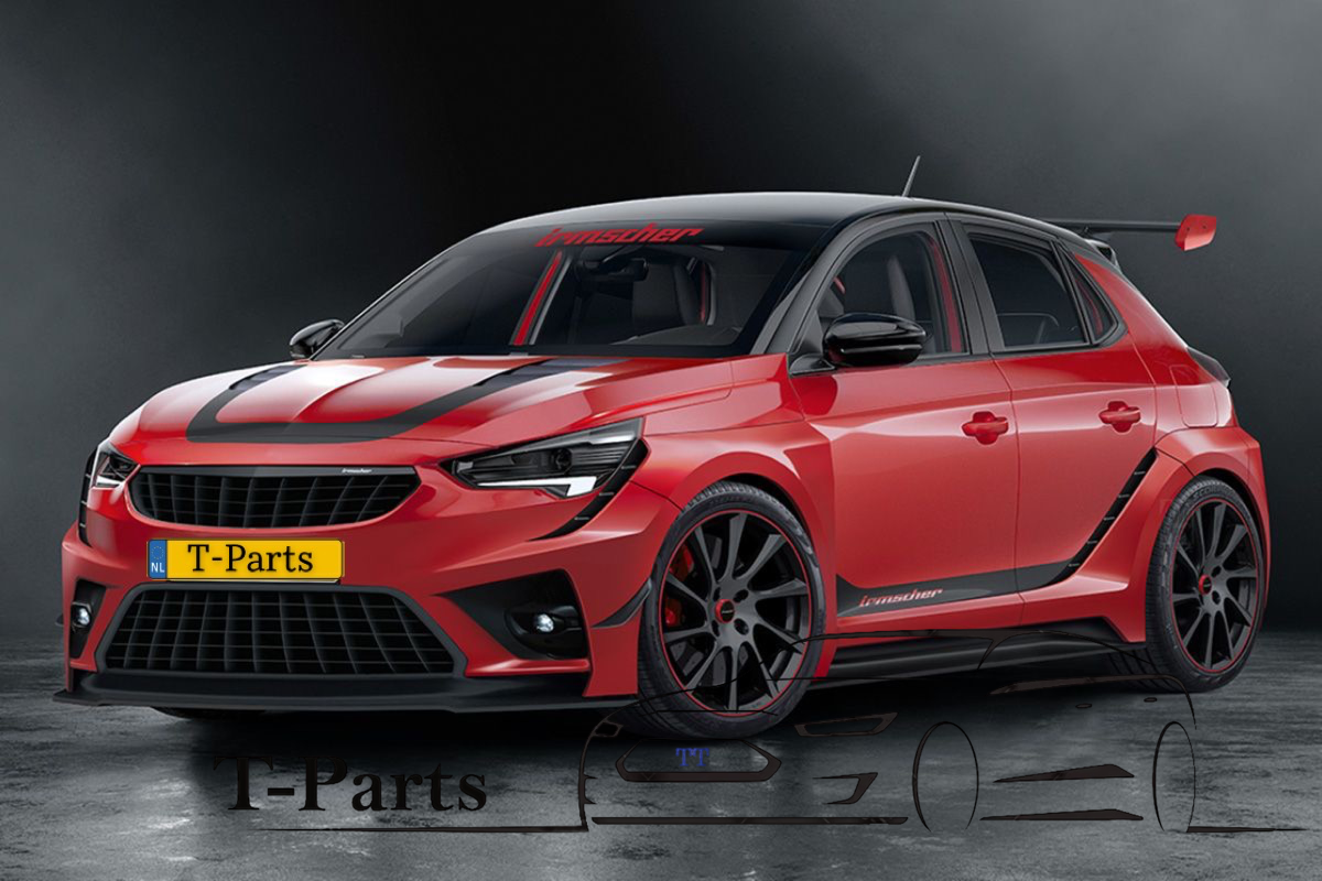 Opel corsa F voorbumper achterbumper body kit sport bumper 19+ turning