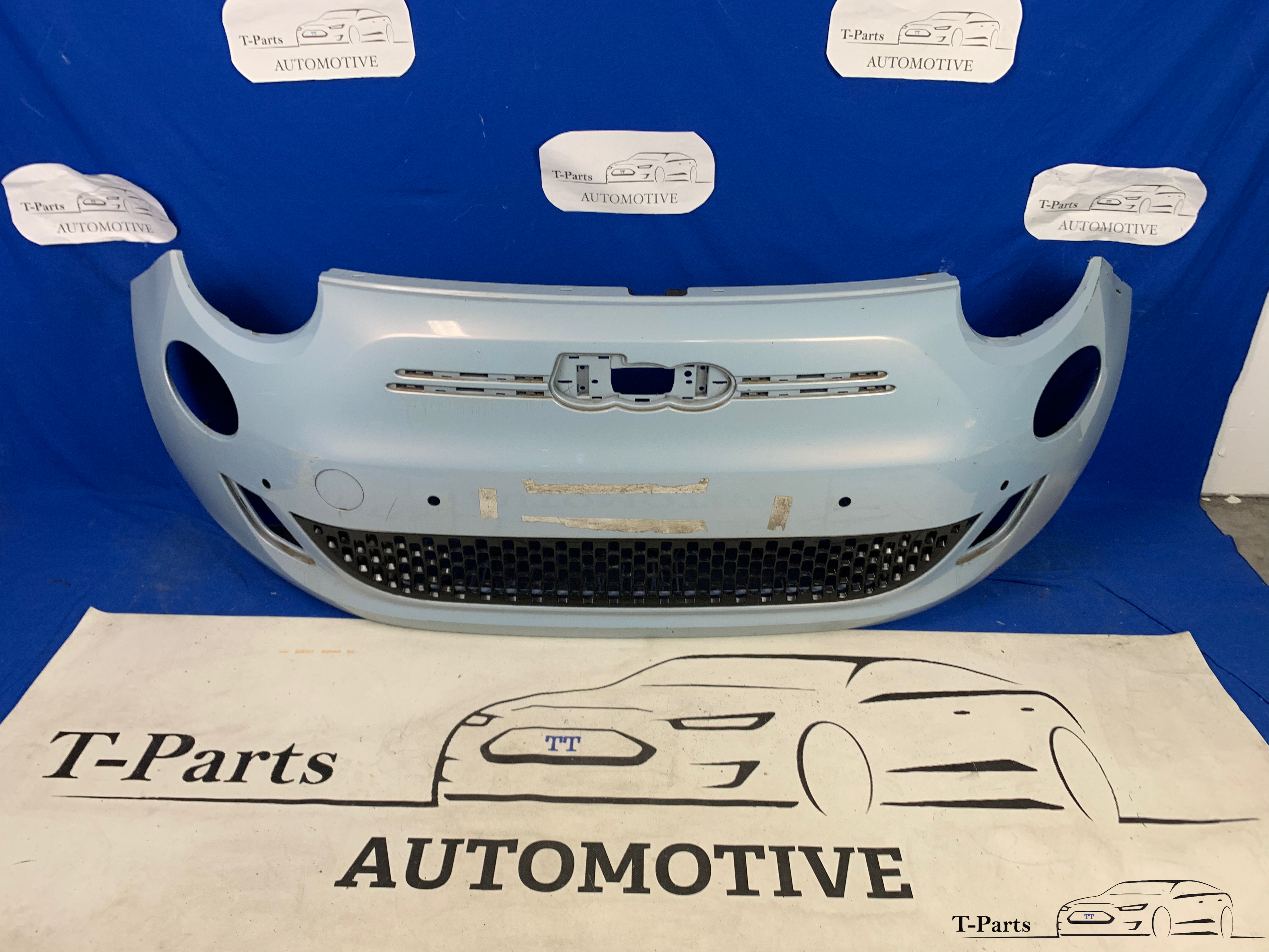 Fiat 500 elektrische voorbumper grille bumper rooster 19+
