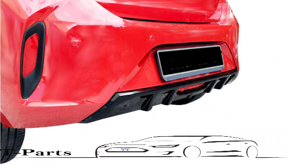 Opel corsa F achterbumper spoiler bumper sport 2019+