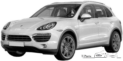 Porsche cayenne motorkap Nieuw