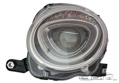 fiat 500 koplamp links lamp 2015+ 52129443 depo