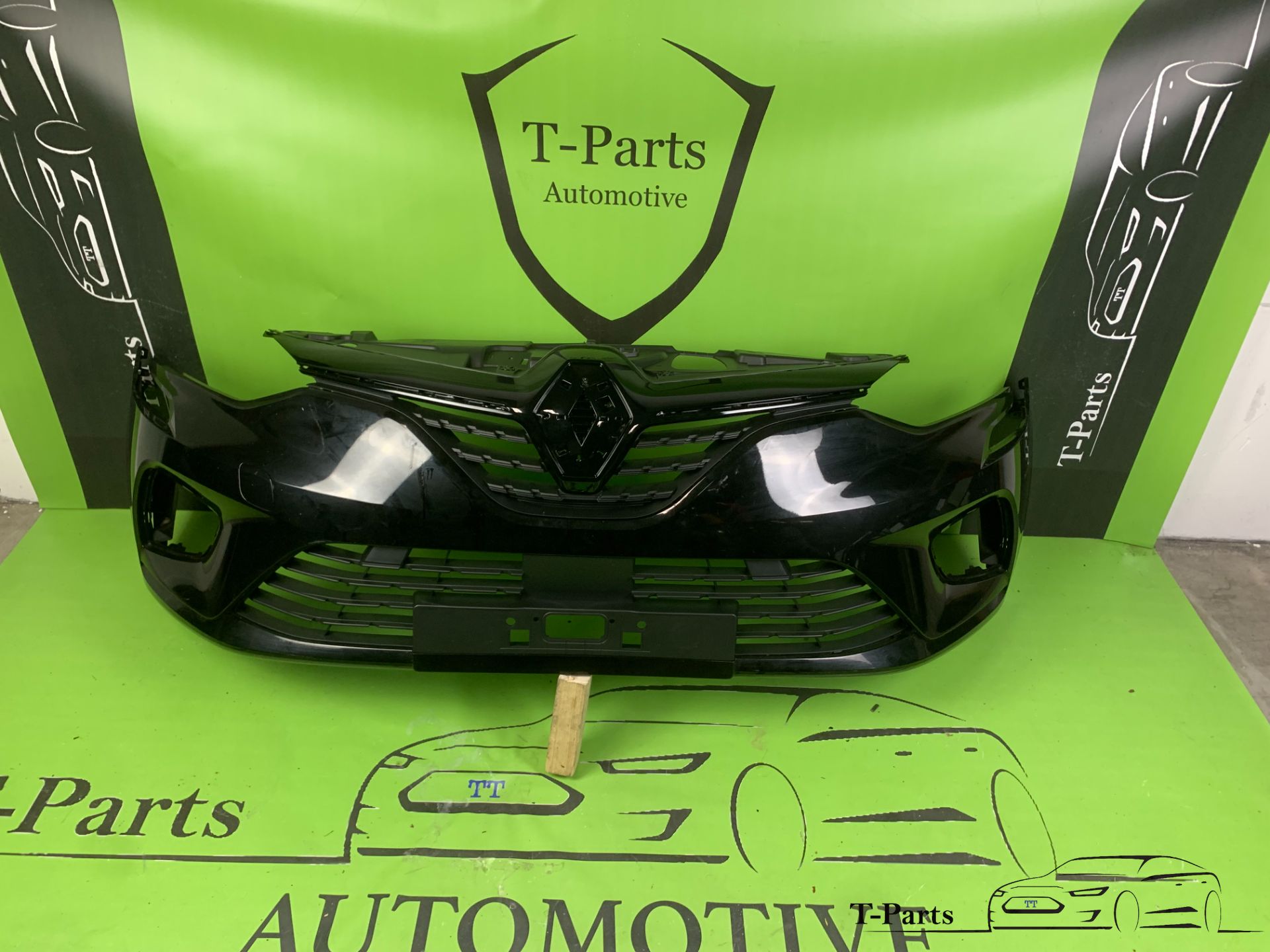 renault clio 5 voorbumper bumper nieuw grille rooster 19+