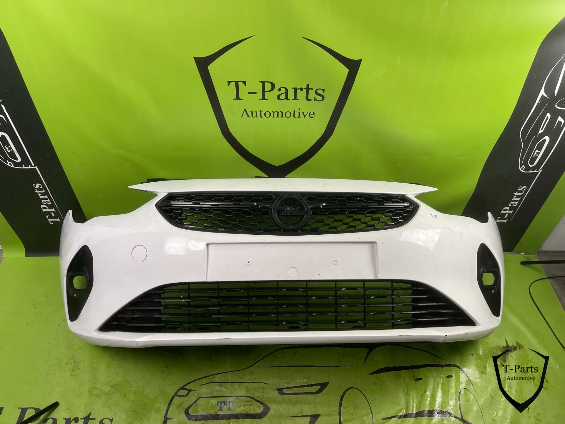 opel corsa f voorbumepr bumper grille rooster gril