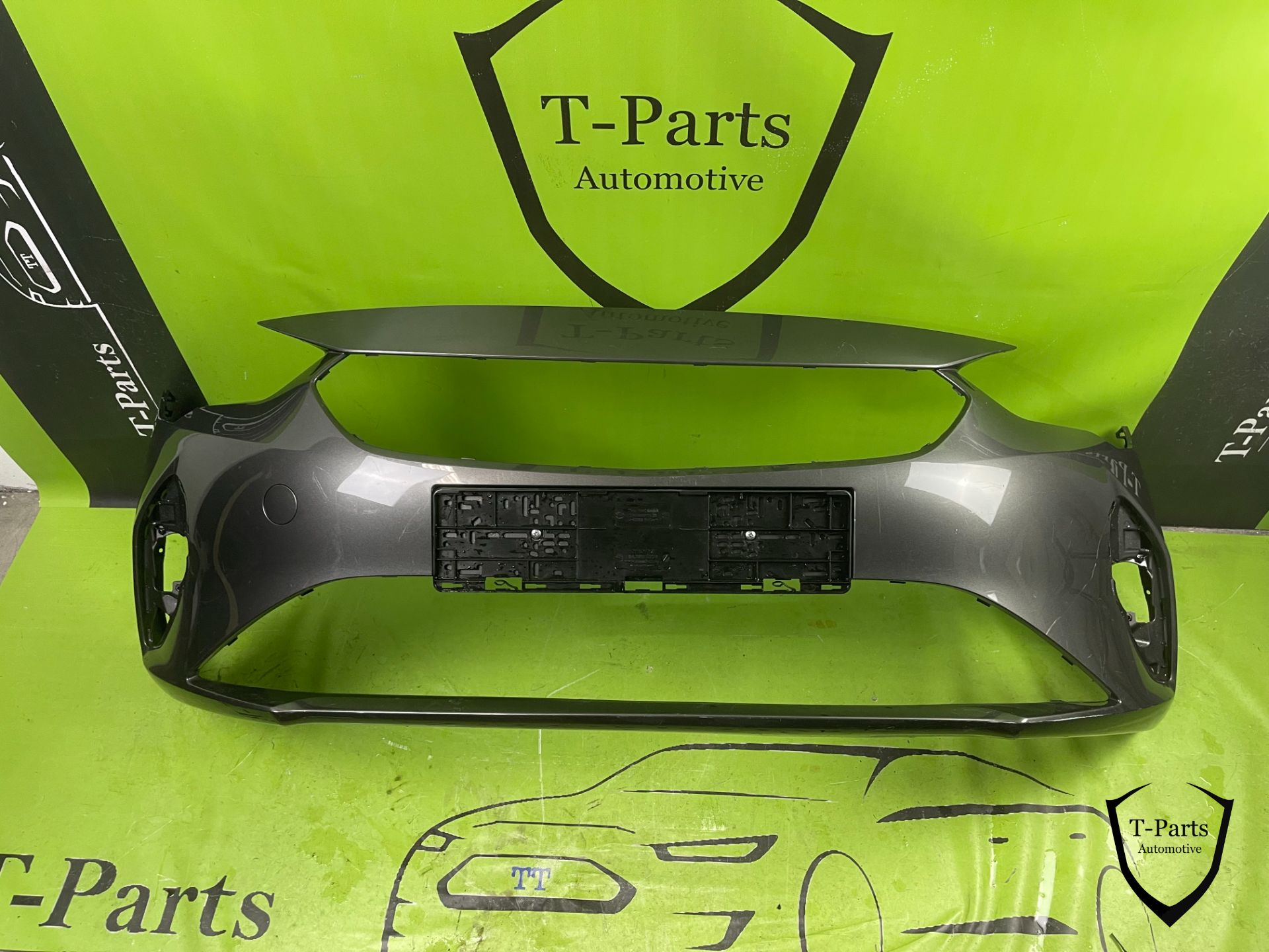 opel corsa f voorbumepr bumper grille rooster gril
