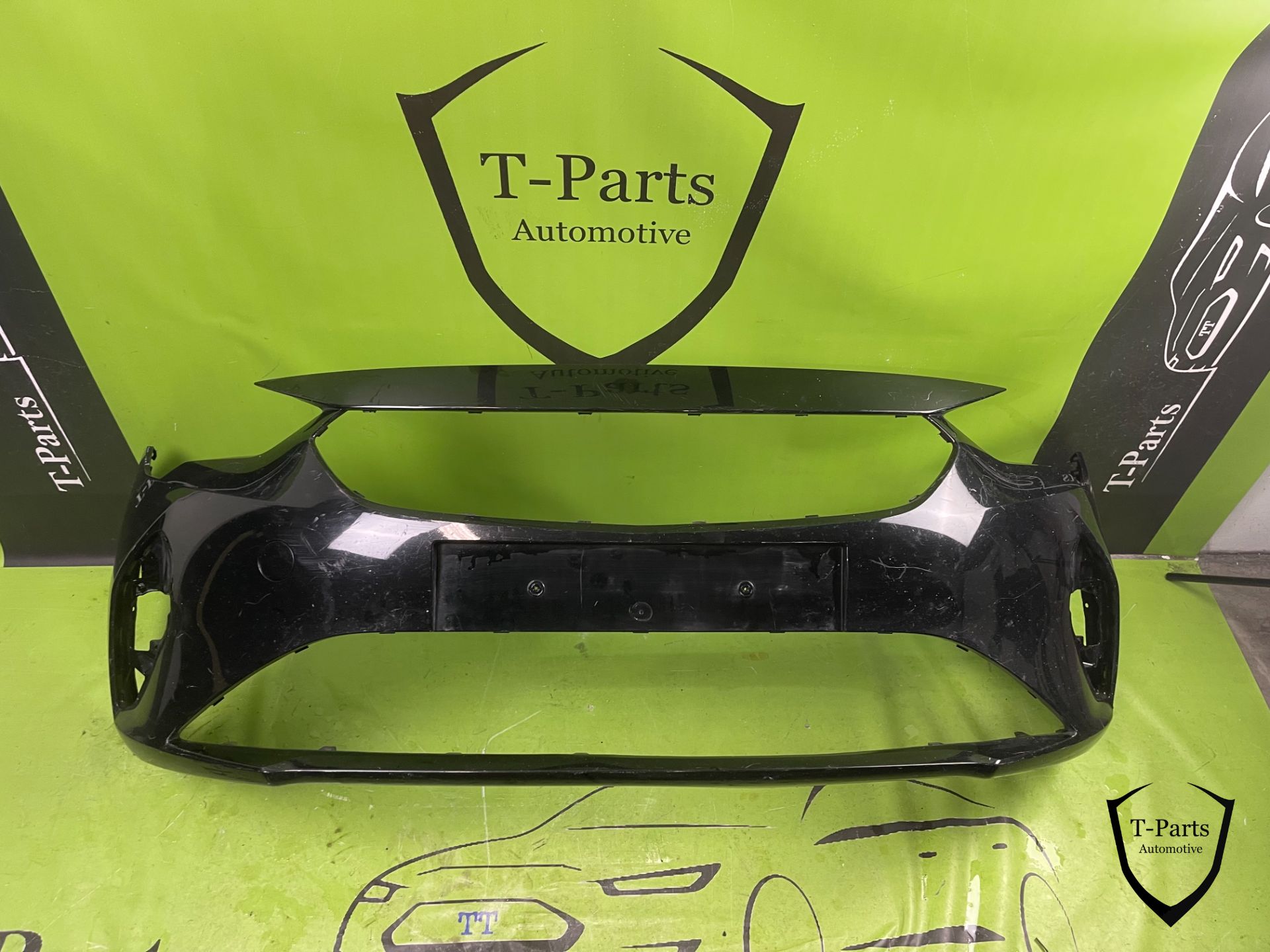 opel corsa f voorbumepr bumper grille rooster gril