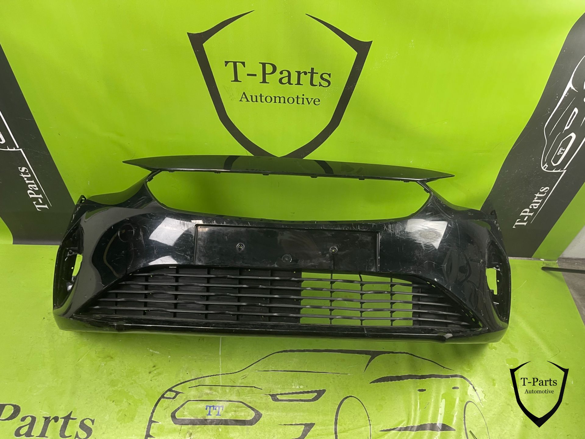 opel corsa f voorbumepr bumper grille rooster gril