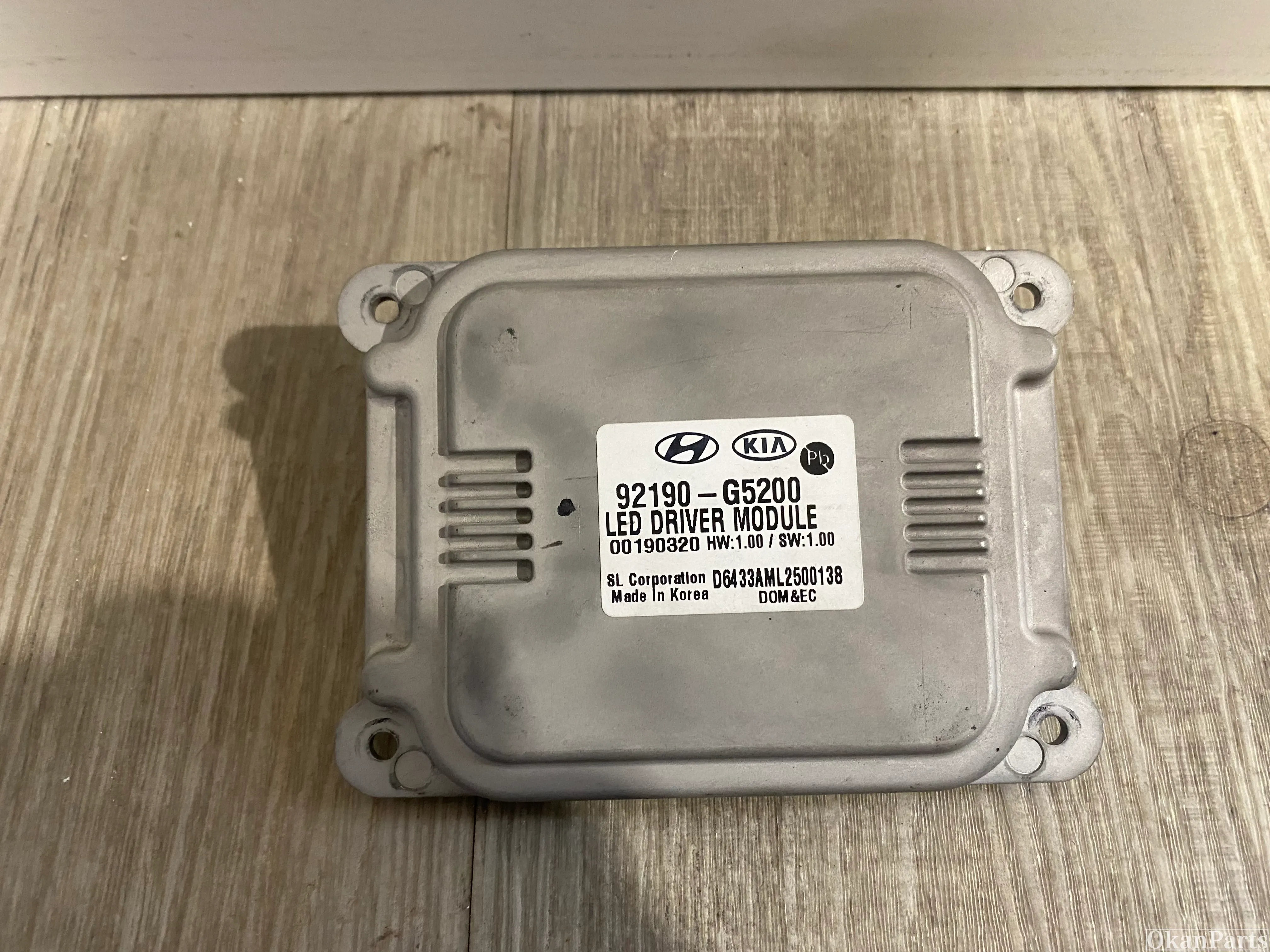 Module de lampe frontale Kia Niro LED 92190-G5200