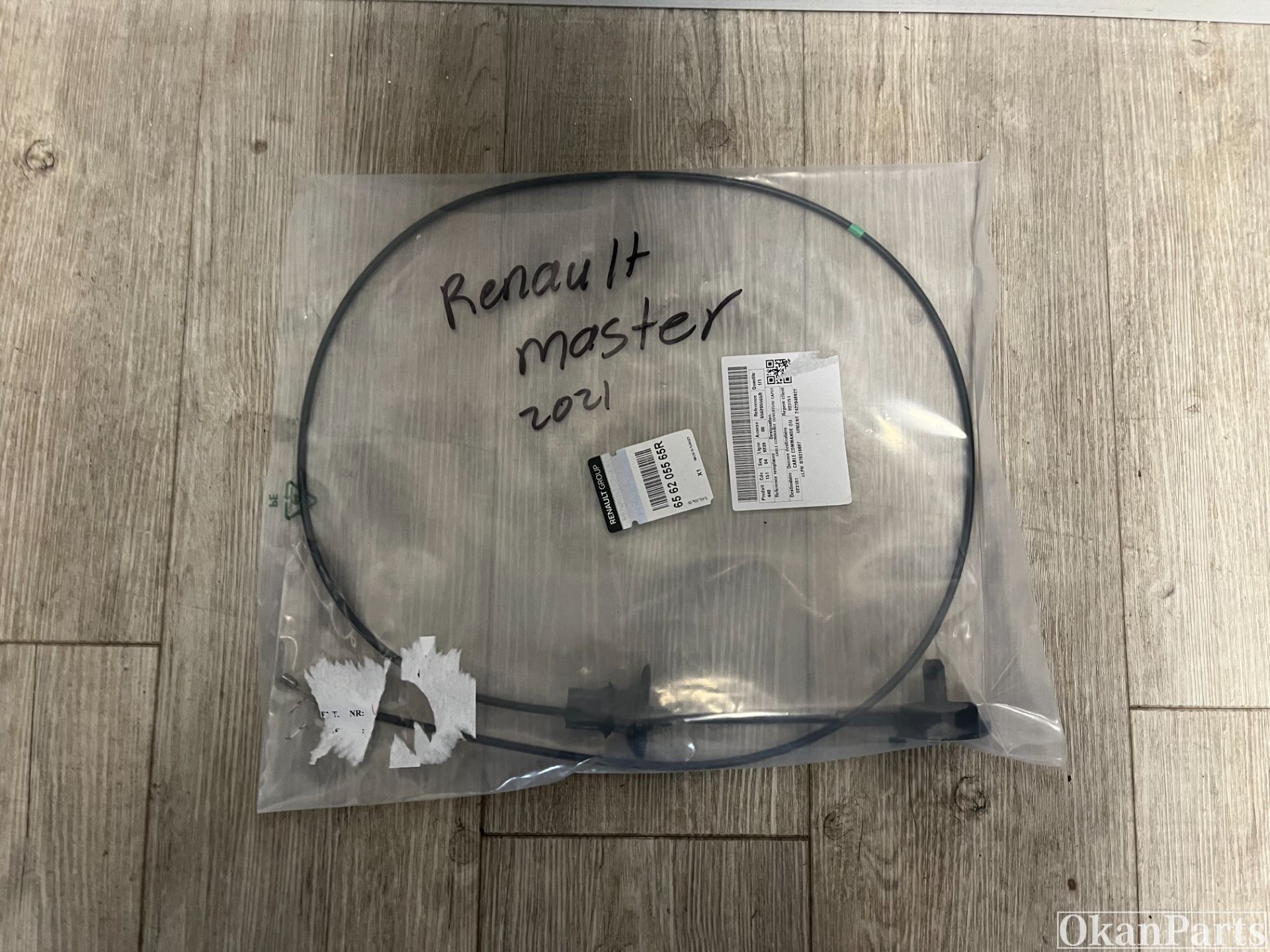 Renault Master Motorkap Kabel 656205565R