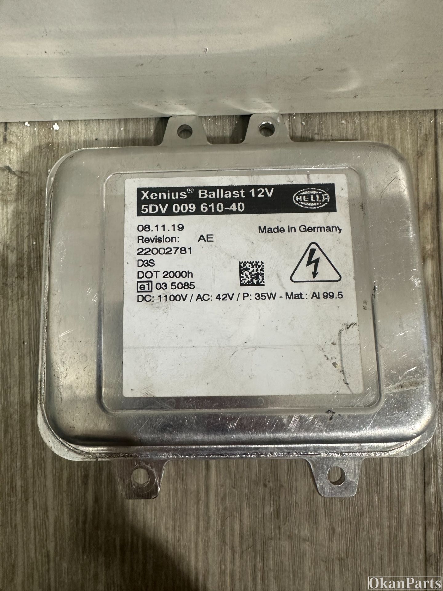 Mercedes-Benz Sprinter W906 Xenon Module Ballast 9068260002