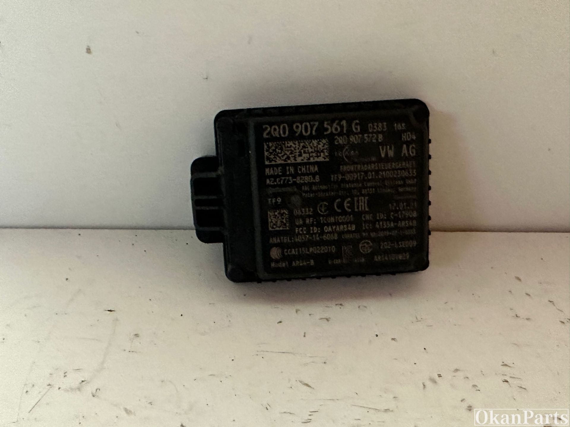 Volkswagen Polo 2G ACC radarsensor 2Q0907561G