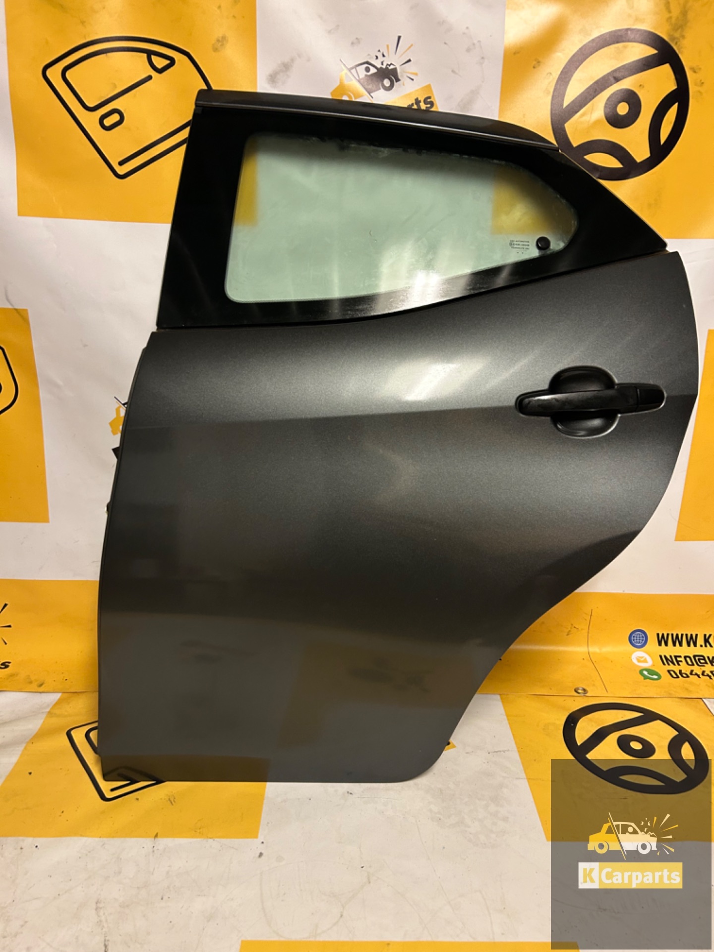 Porte Toyota Aygo gauche derrière porte Kwd 1G3 Anthracite