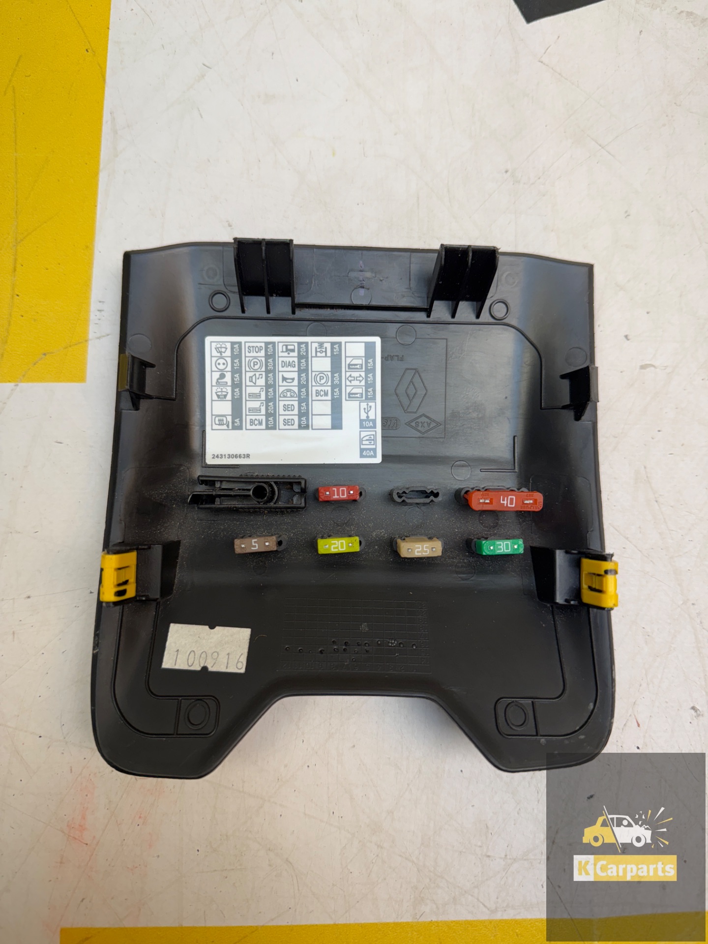 Renault zekering kapje 24310663r