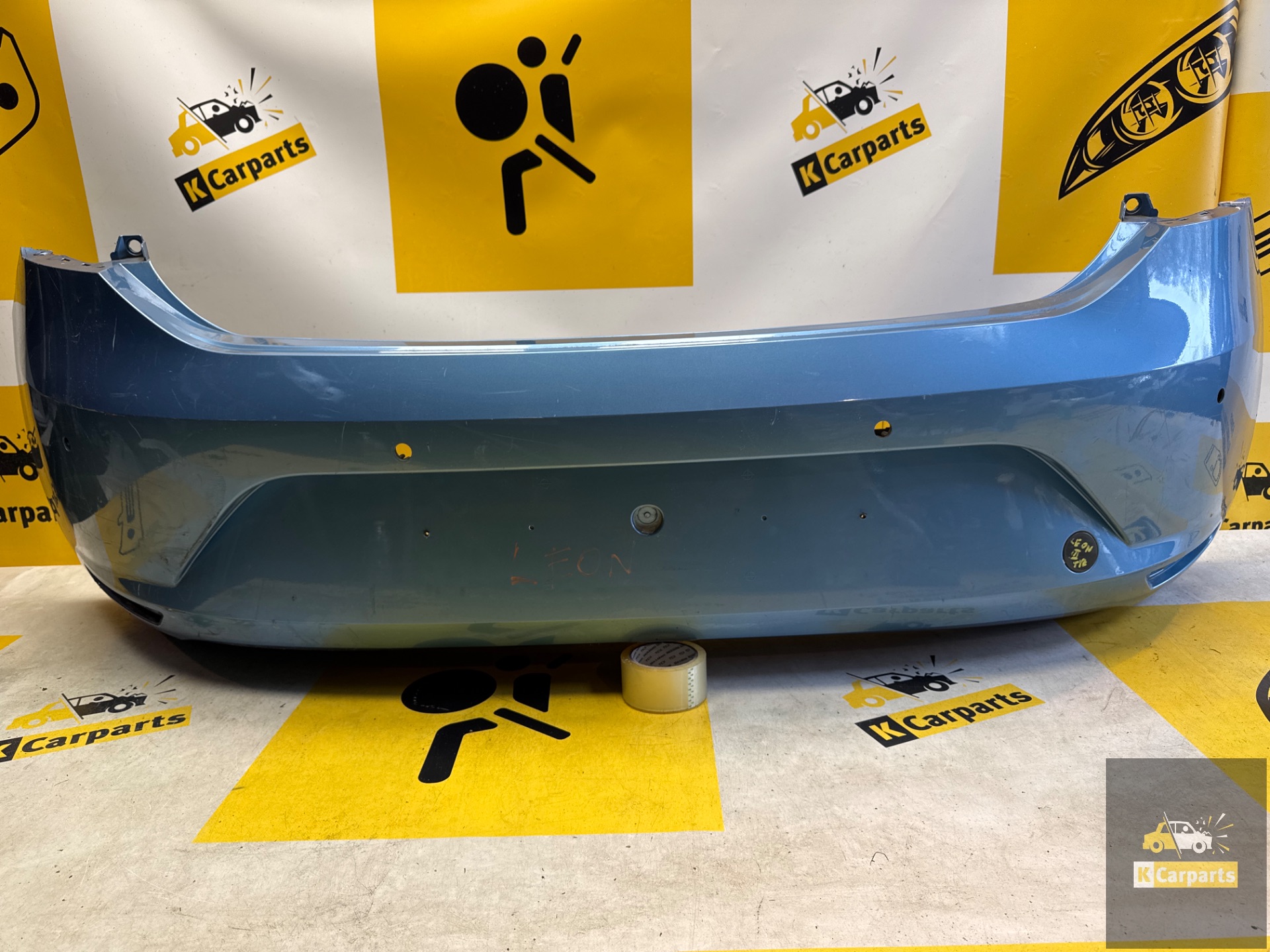 Seat Leon 5F Rear bumper 5F0807421 Original 4xPDC